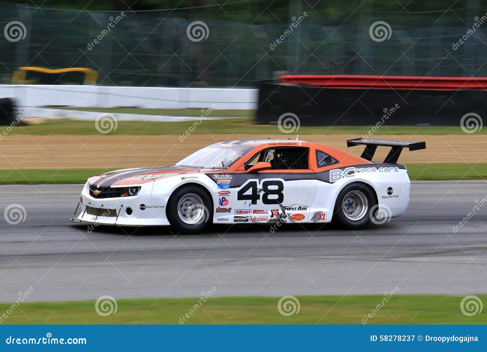 Pro Chevrolet Camaro Race Car On The Course Editorial ...