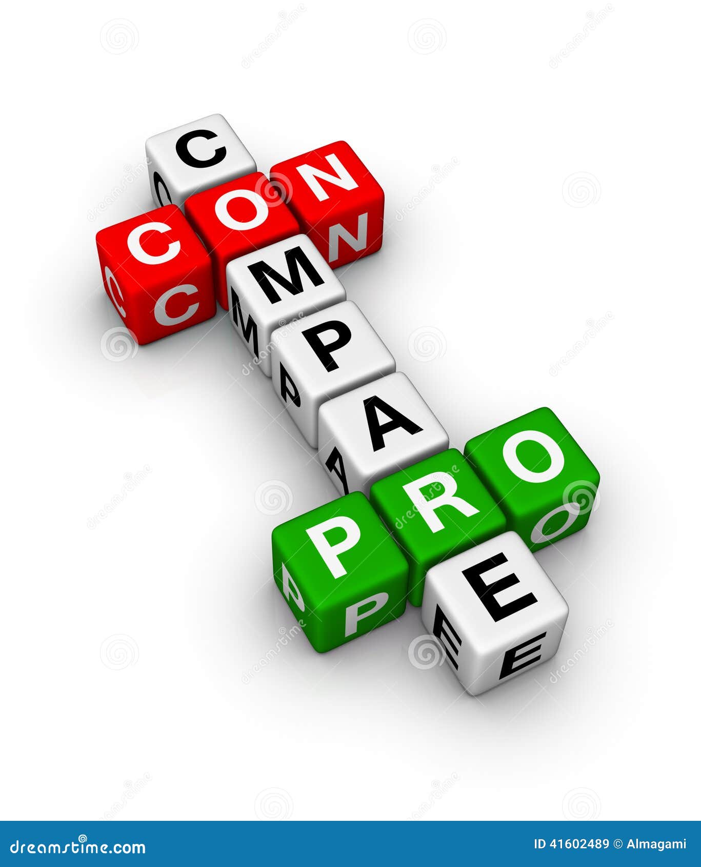 Pro e contro illustrazione di stock. Illustrazione di sfondo 41602489