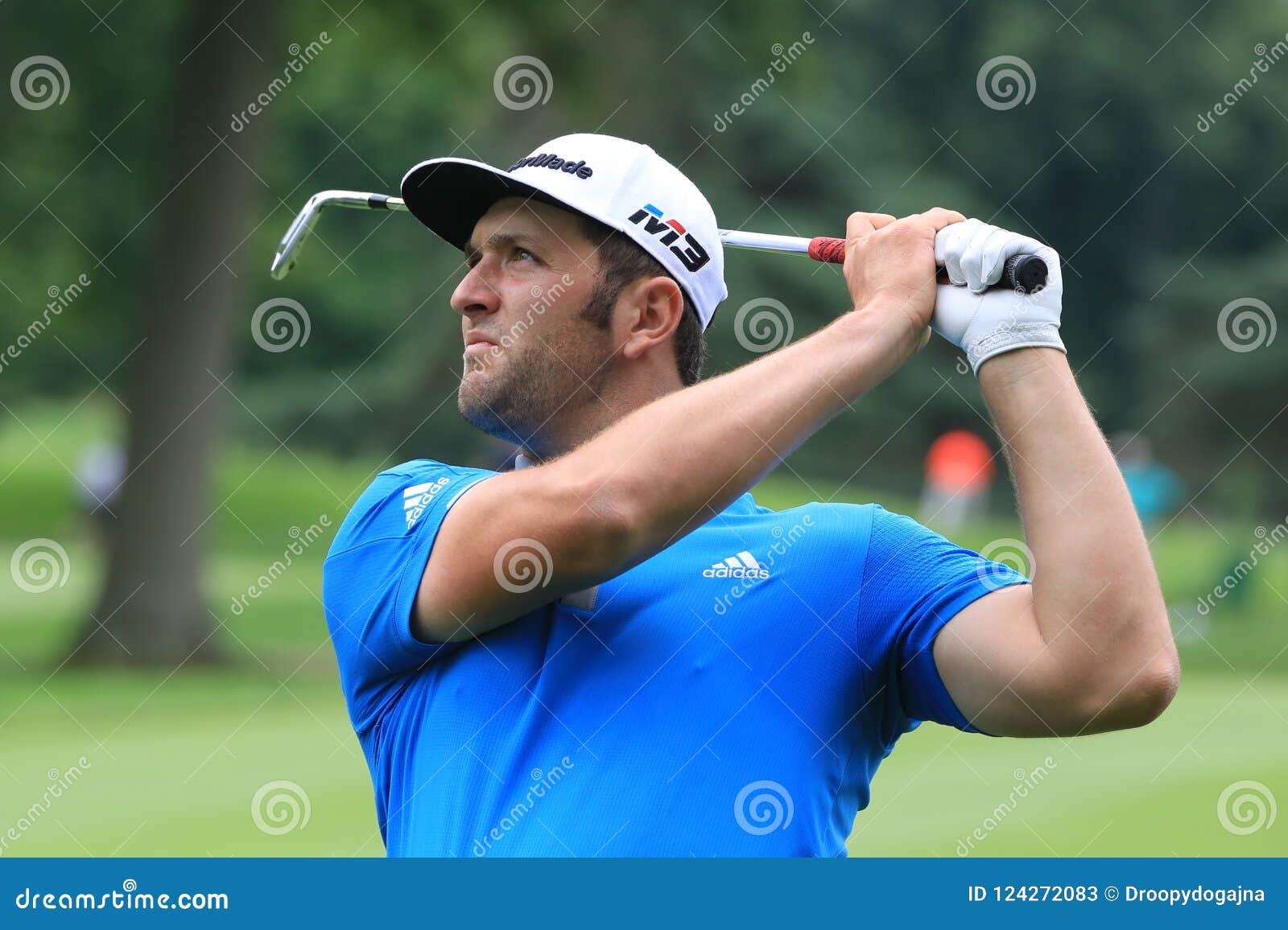 Pro Jogador De Golfe De Jon Rahm PGA Foto de Stock Editorial - Imagem de  carvoeira, carro: 124272083