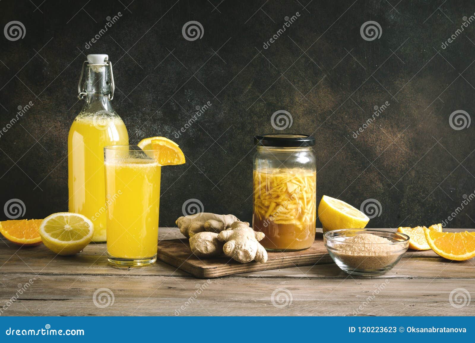 Probiotic Ginger Bug stock image. Image of copy, mushroom 120223623
