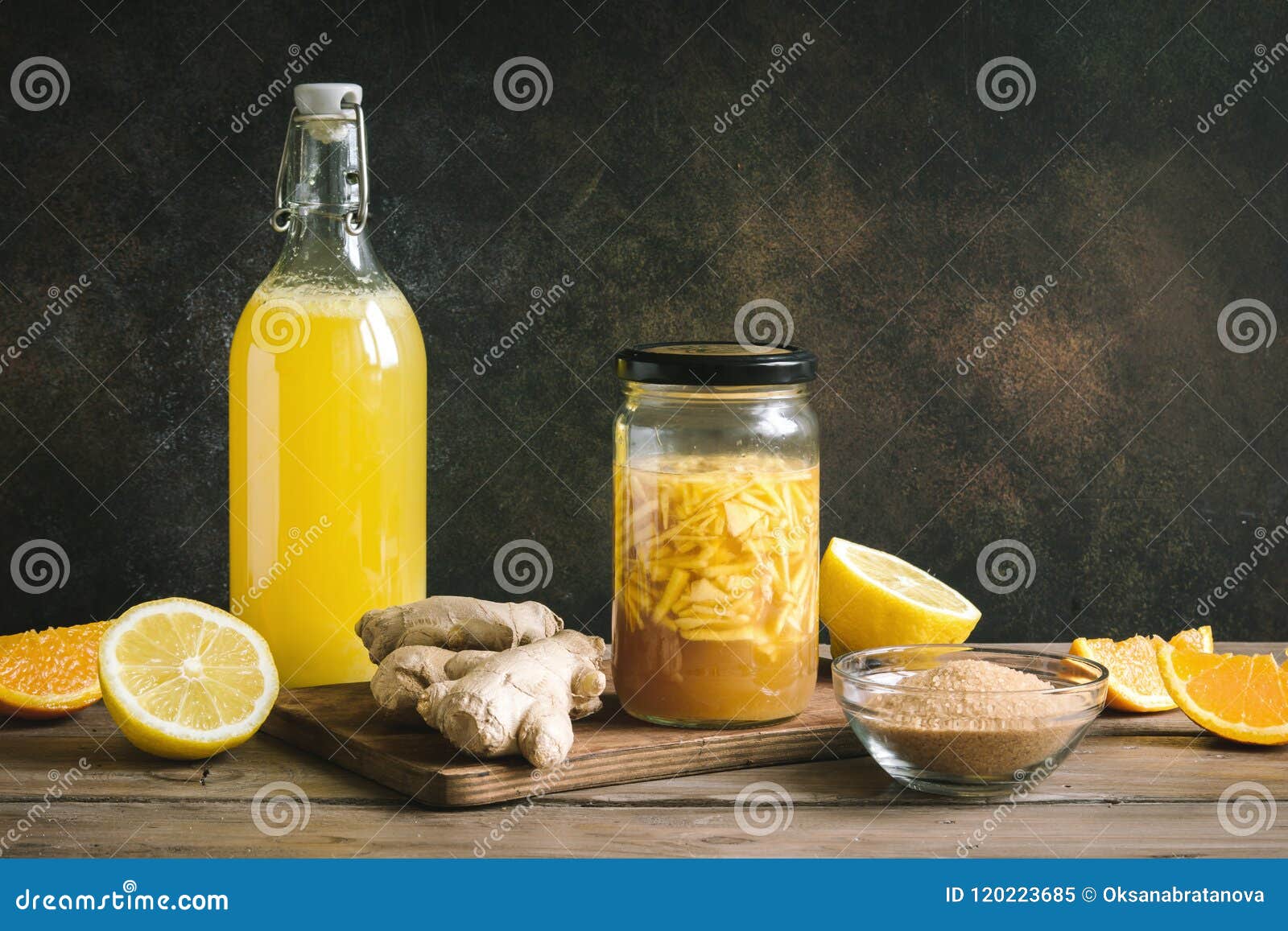 Probiotic Ginger Bug stock image. Image of fermented 120223685