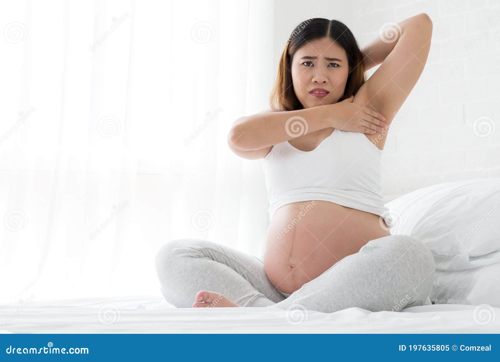 Problem Black Armpit of Pregnant Women. Stock Image Image of asian, pregnancy 197635805