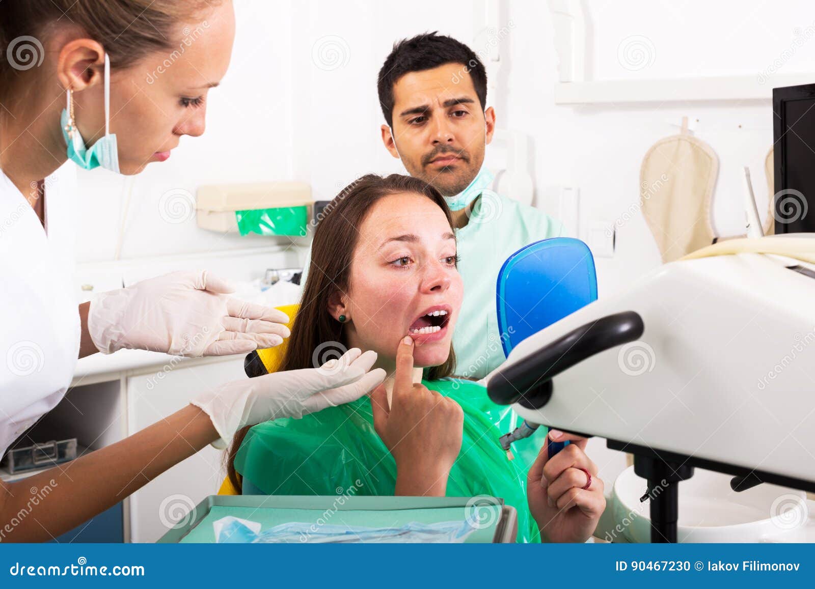 Problem after Dental Treatment Stock Photo Image of examination