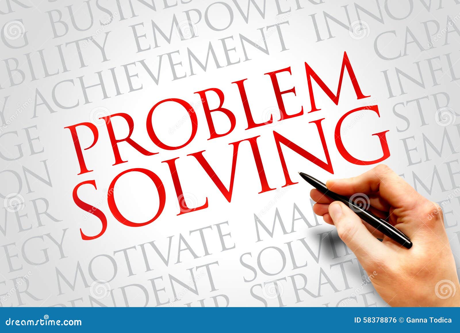Problem solving stock photo. Image of business, element - 58378876