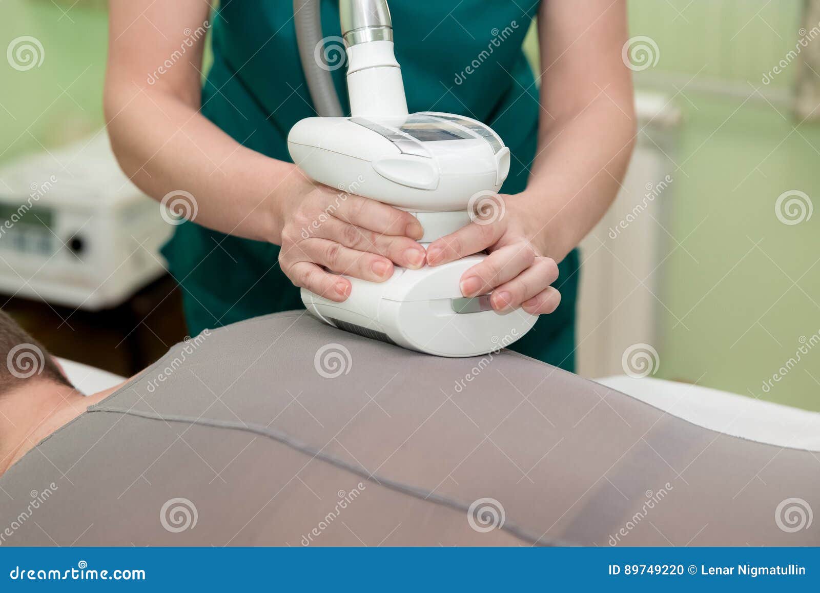 Procedure of Vacuum Massage in a Beauty Salon Stock Photo Image of