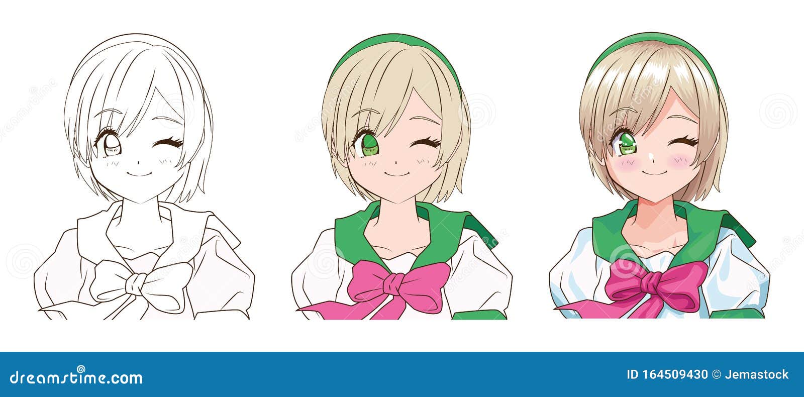 Proceso De Dibujo Del Personaje De Anime De Una Joven Mujer Ilustración del Vector - Ilustración de japonés, belleza: 164509430 Proceso De Dibujo Del Personaje De Anime De Una Joven Mujer Ilustración del Vector - Ilustración de japonés, belleza: 164509430