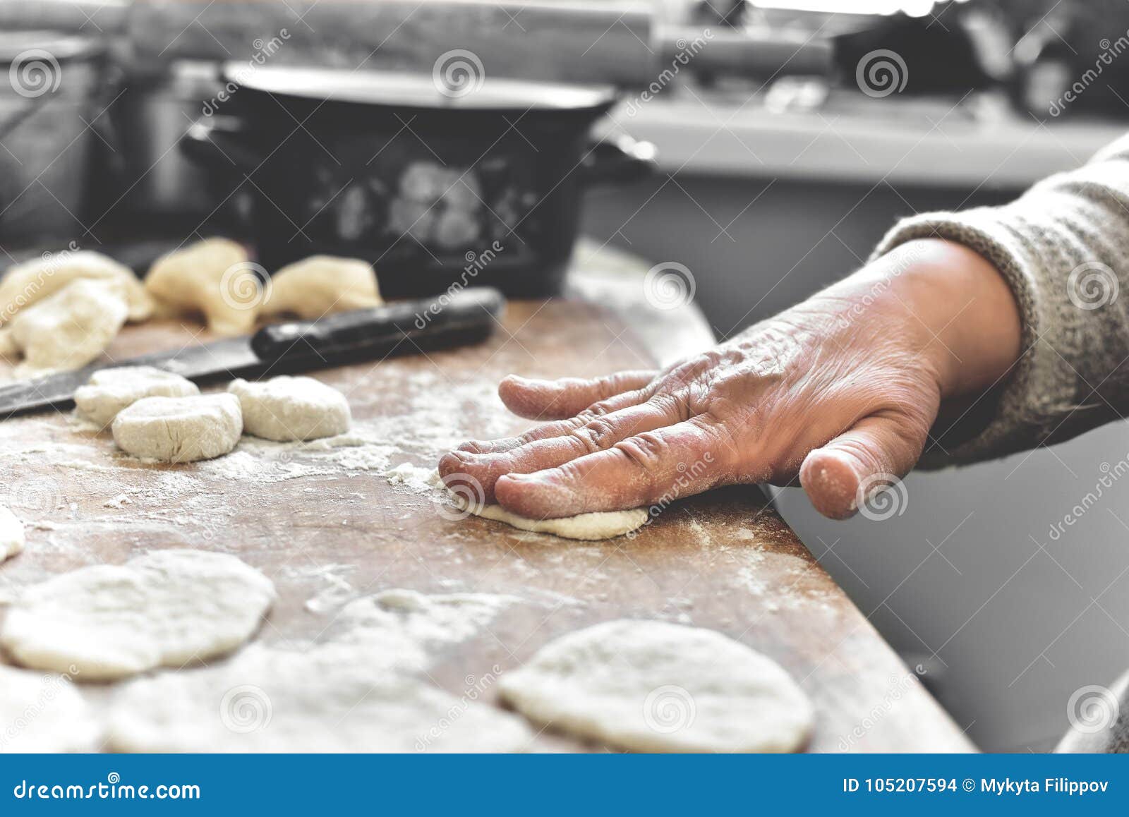 the process of cooking dumplings