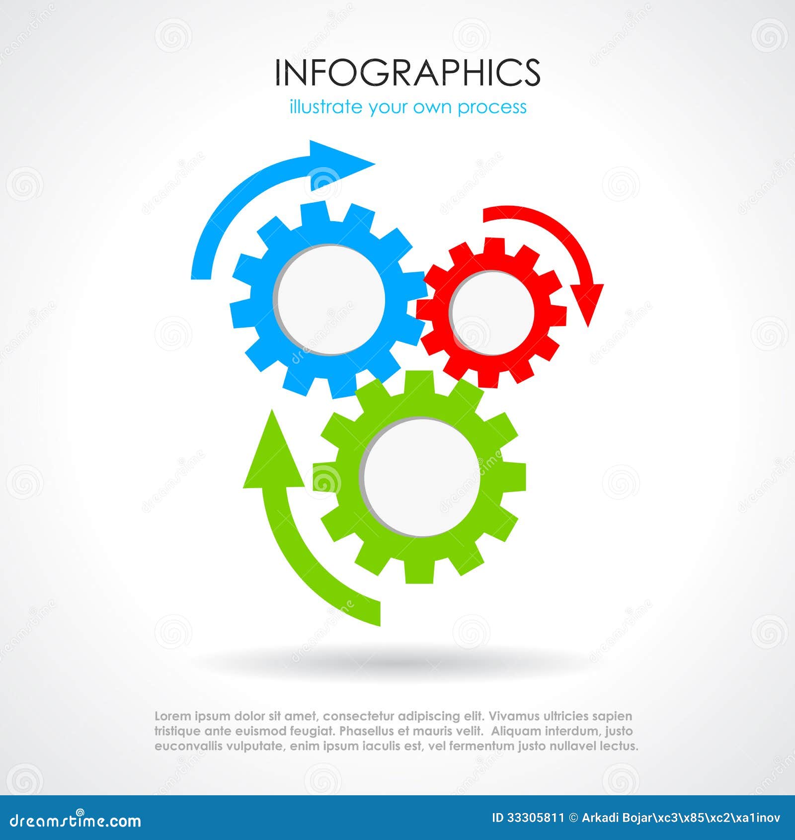 Process Diagram Stock Vector Image Of Idea Business 33305811