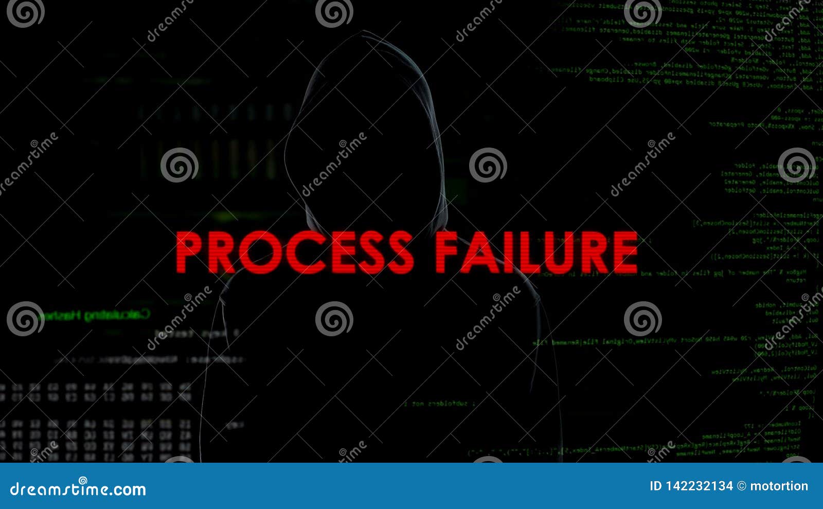 Process Failure, Unsuccessful Program Cracking, Hacker on Codes