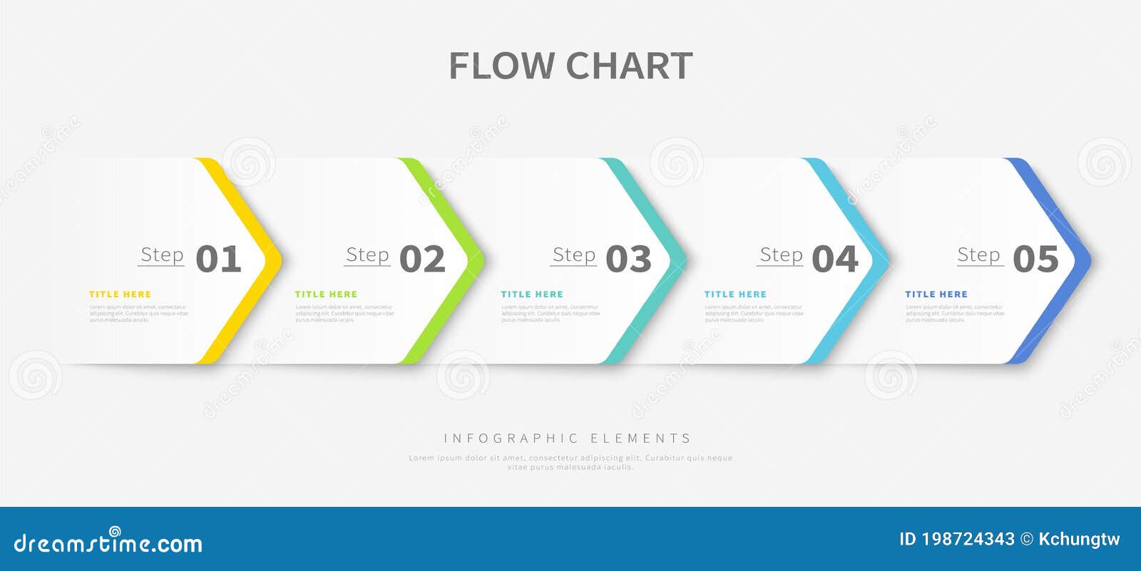 process flow chart infographic