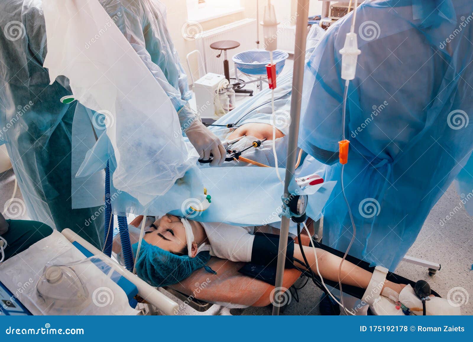 Process of Gynecological Surgery Operation Using Laparoscopic Equipment