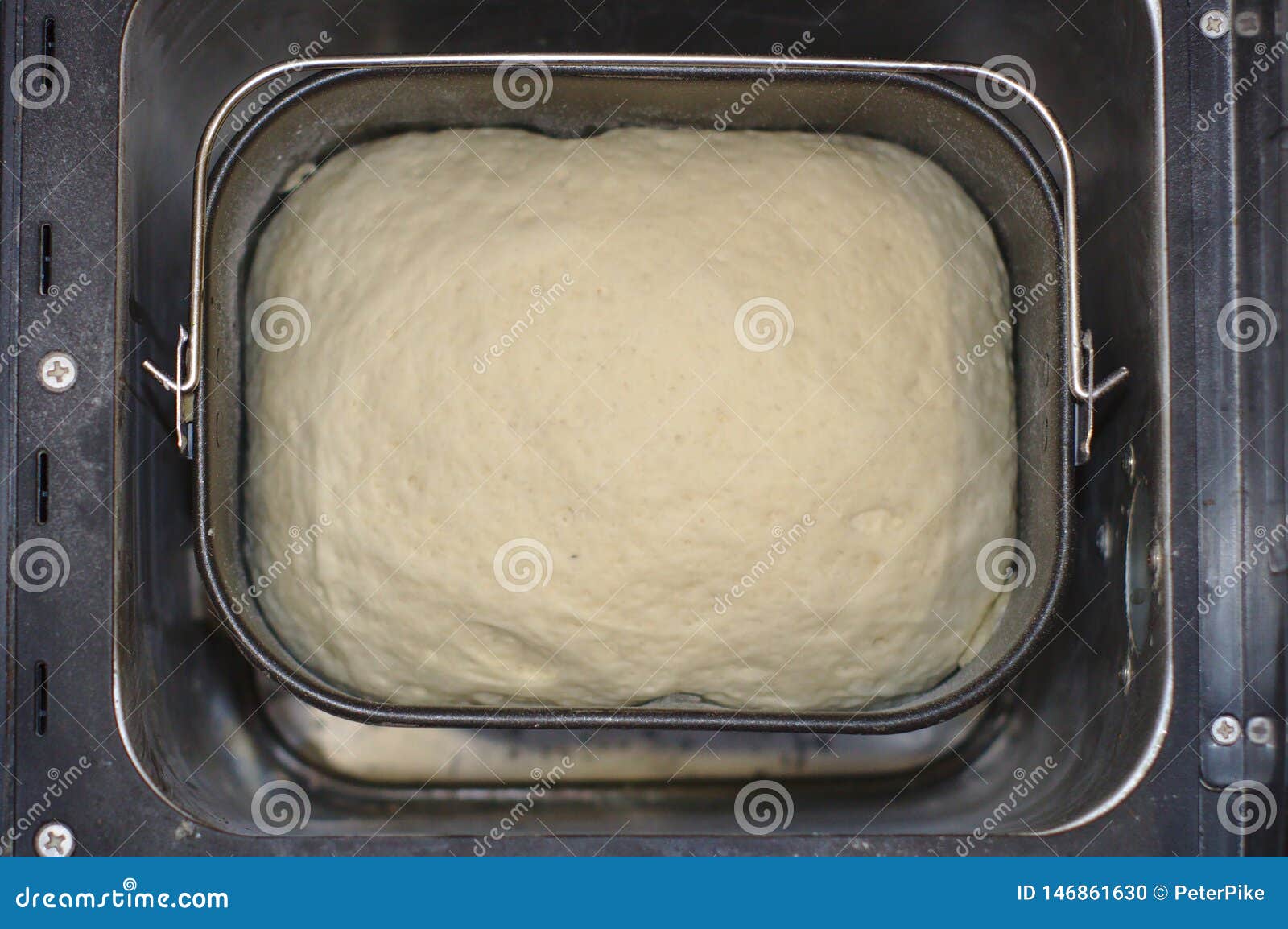 The Process of Making Bread at Home. Dough in Bread Maker Stock Photo Image of nutrition
