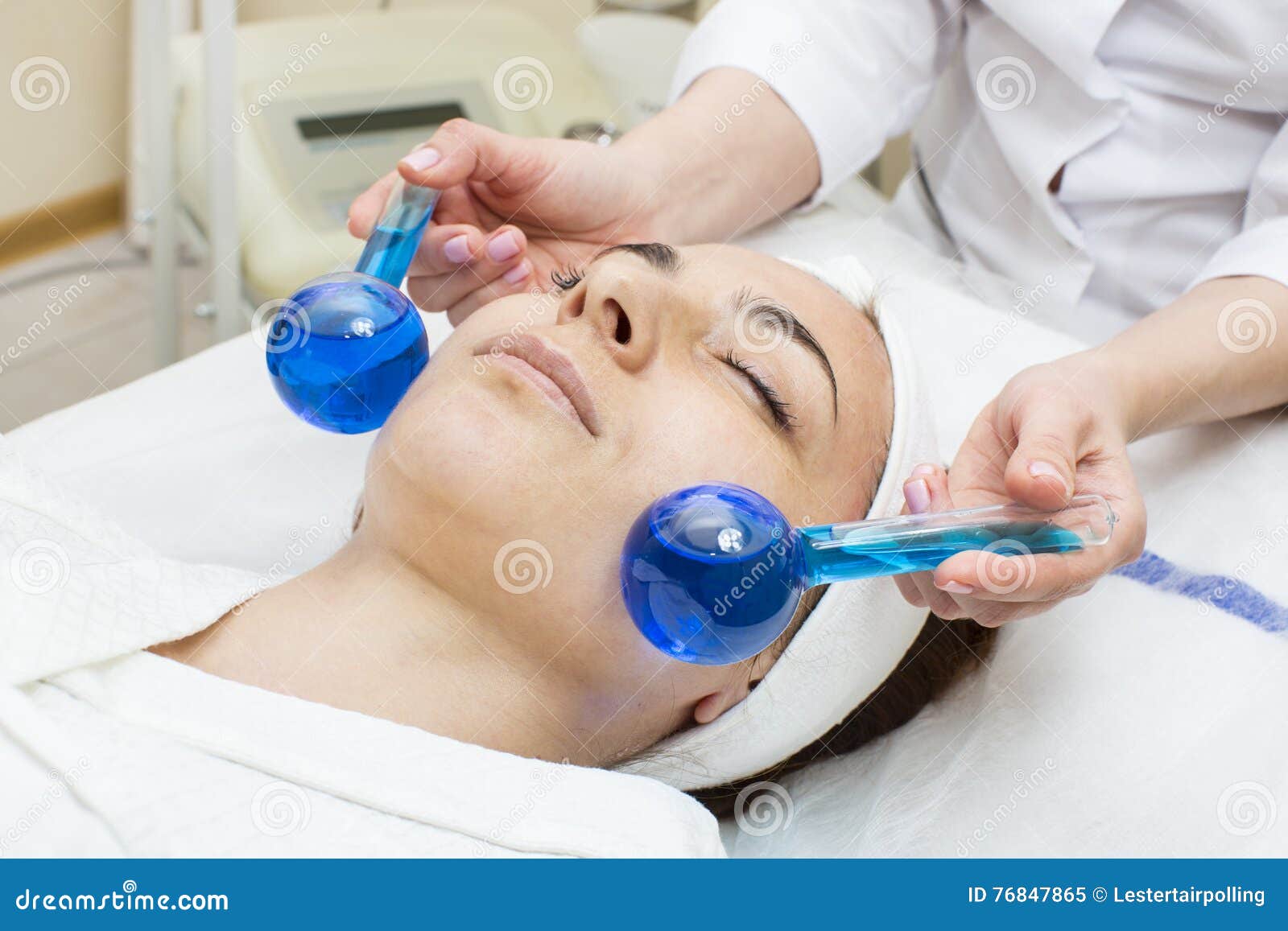 Process Of Massage And Facials Stock Image Image Of Face Health