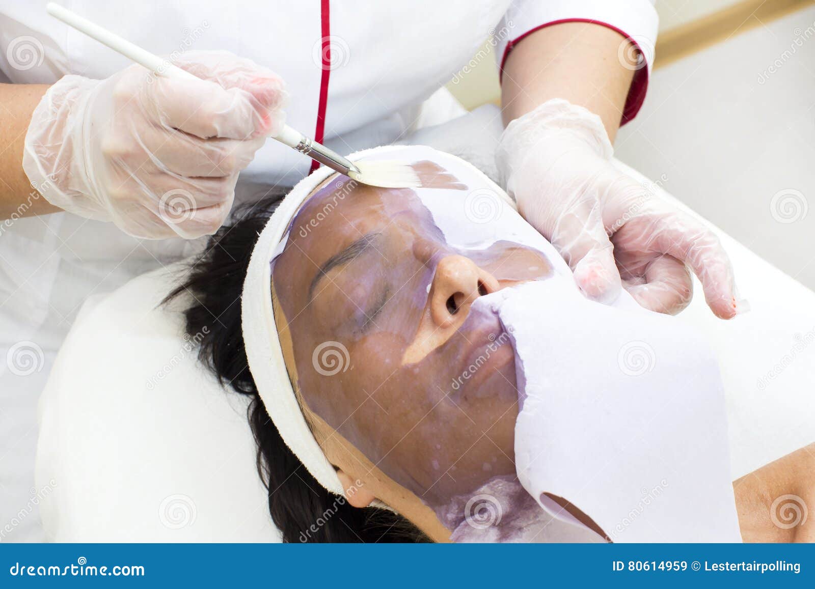 Process Of Massage And Facials Stock Image Image Of People Massage 80614959