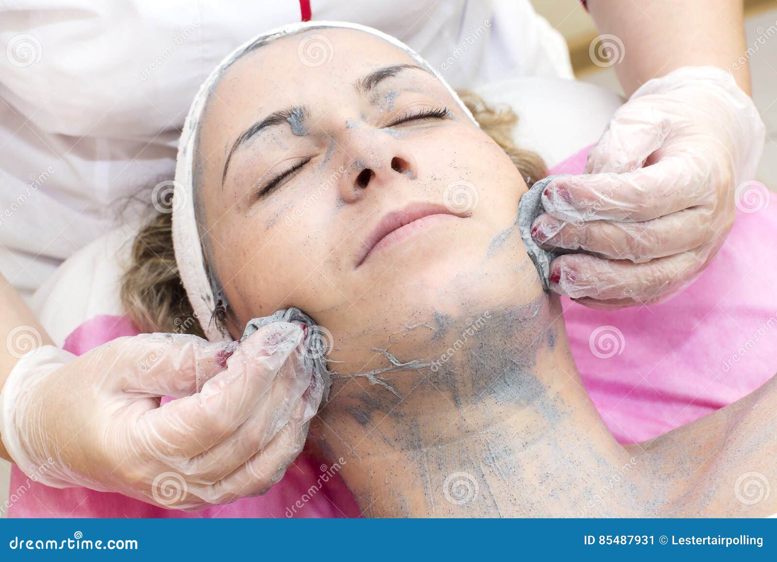 Process Of Massage And Facials Stock Image Image Of Facials Gentle 85487931