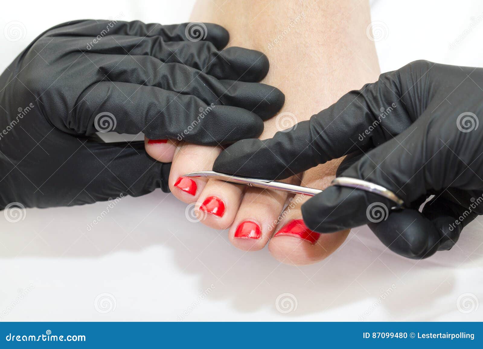 Process of pedicure stock photo. Image of doctor, care 87099480
