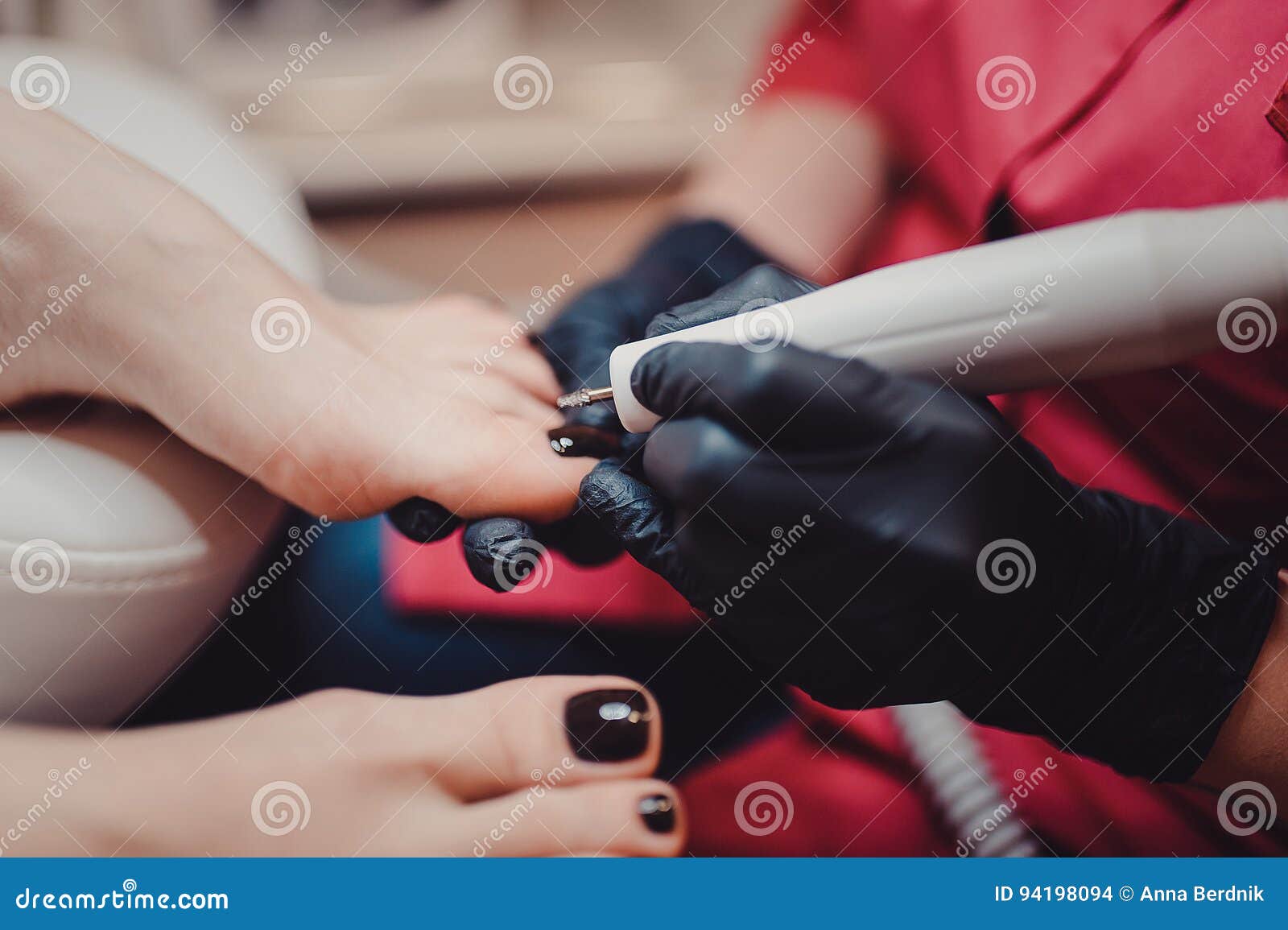 Process of Pedicure at Beauty Salon Spa Stock Photo Image of cosmetic, manicure 94198094