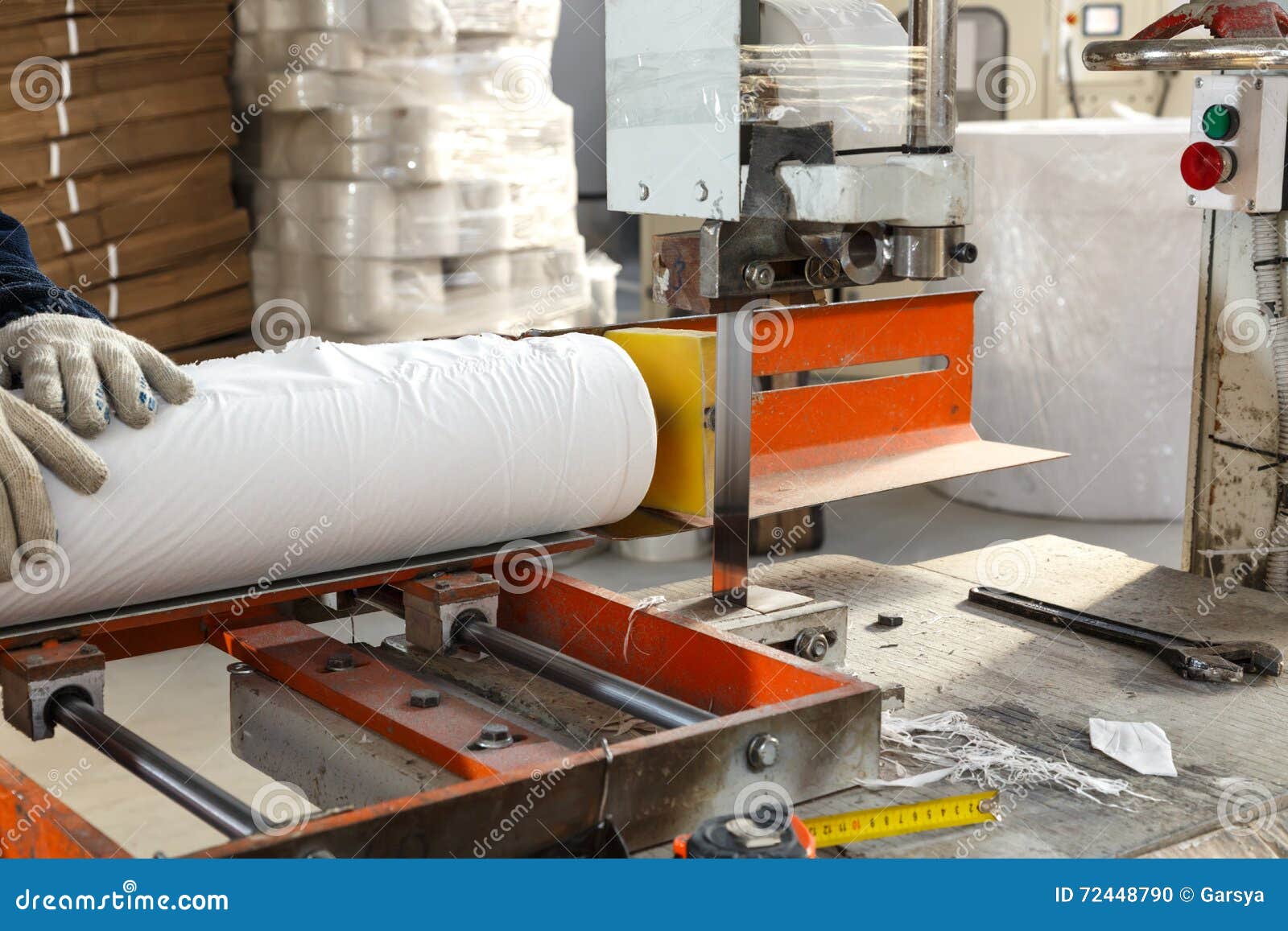 Process of Various Paper Products Manufacturing Stock Photo Image of
