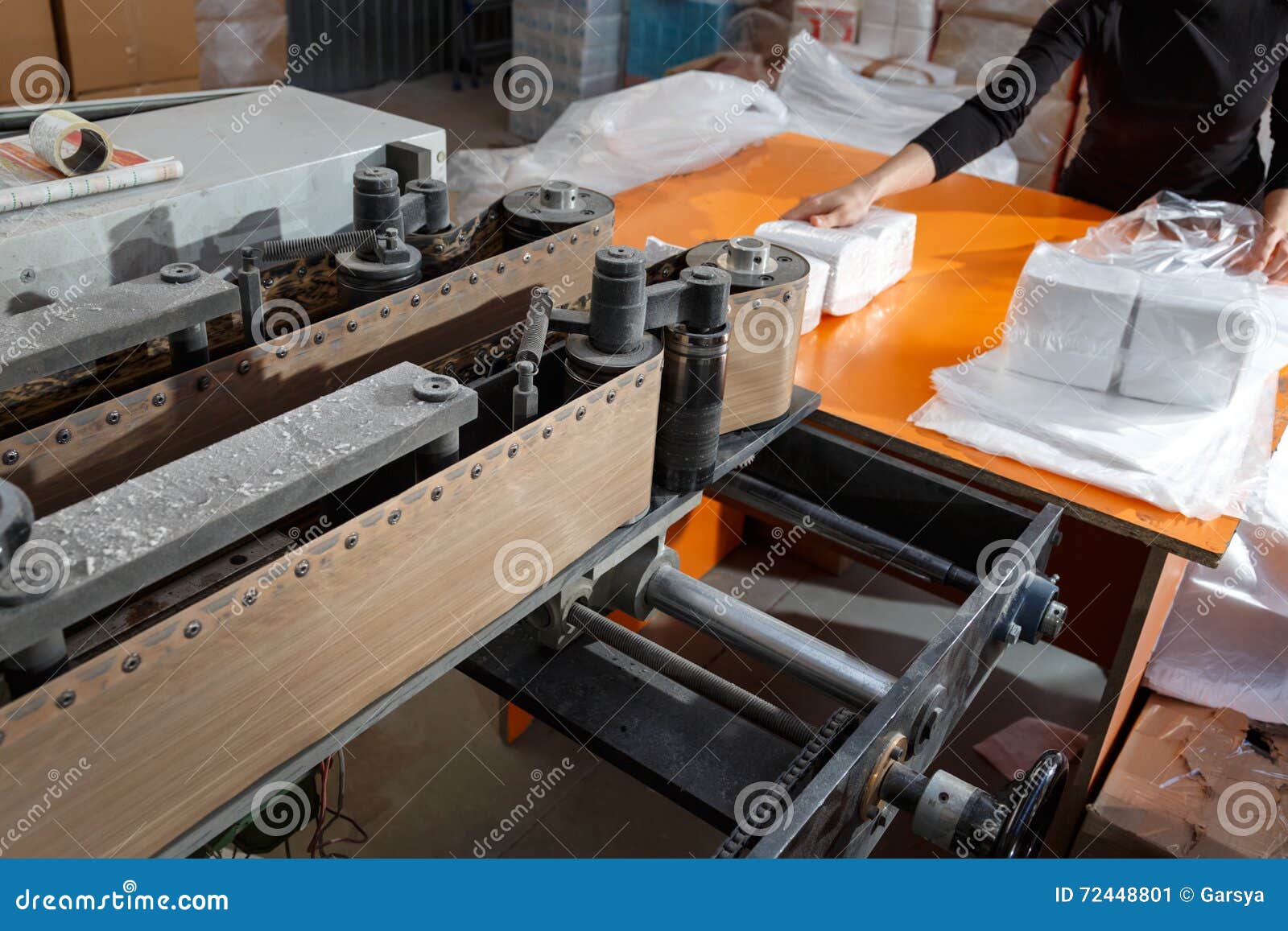 Process of Various Paper Products Manufacturing Stock Image Image of