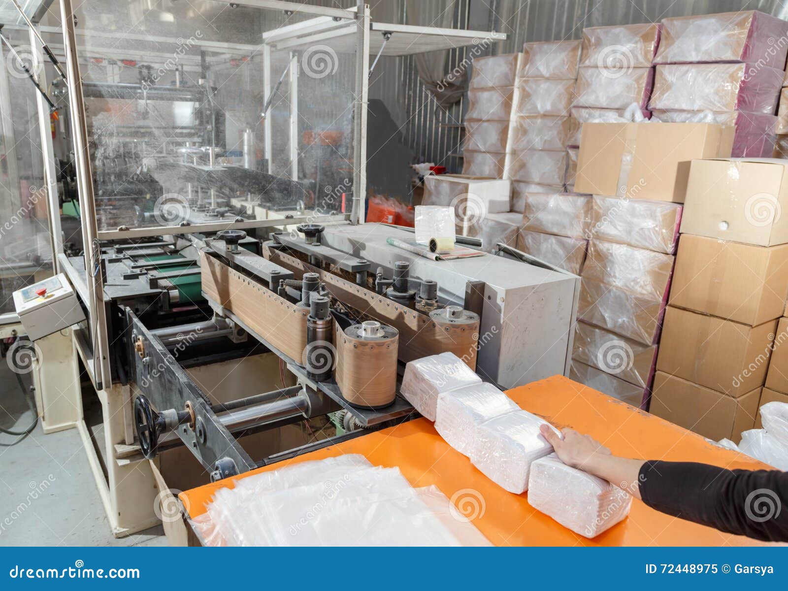 Process of Various Paper Products Manufacturing Stock Image Image of