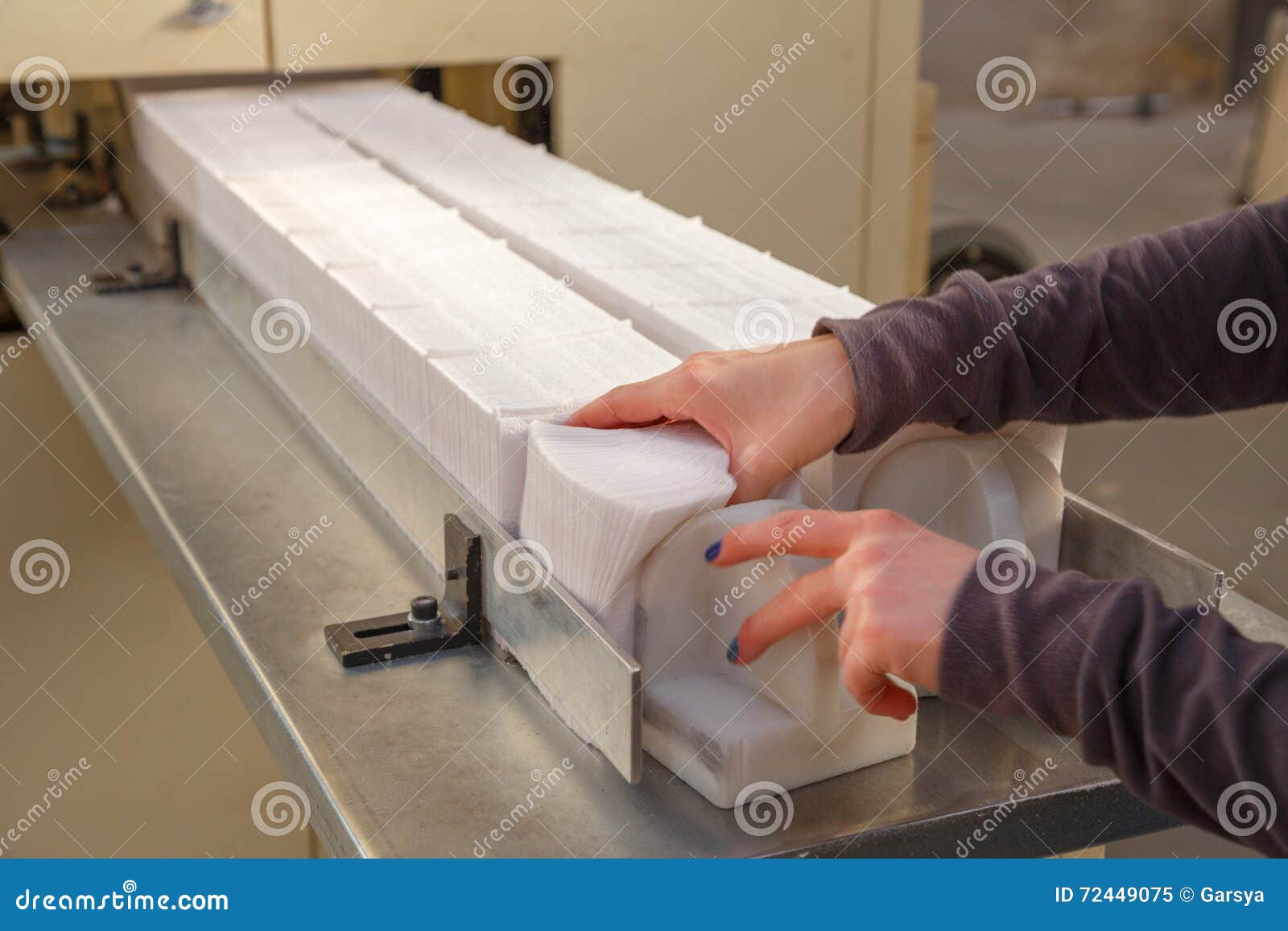 Process of Various Paper Products Manufacturing Stock Image Image of