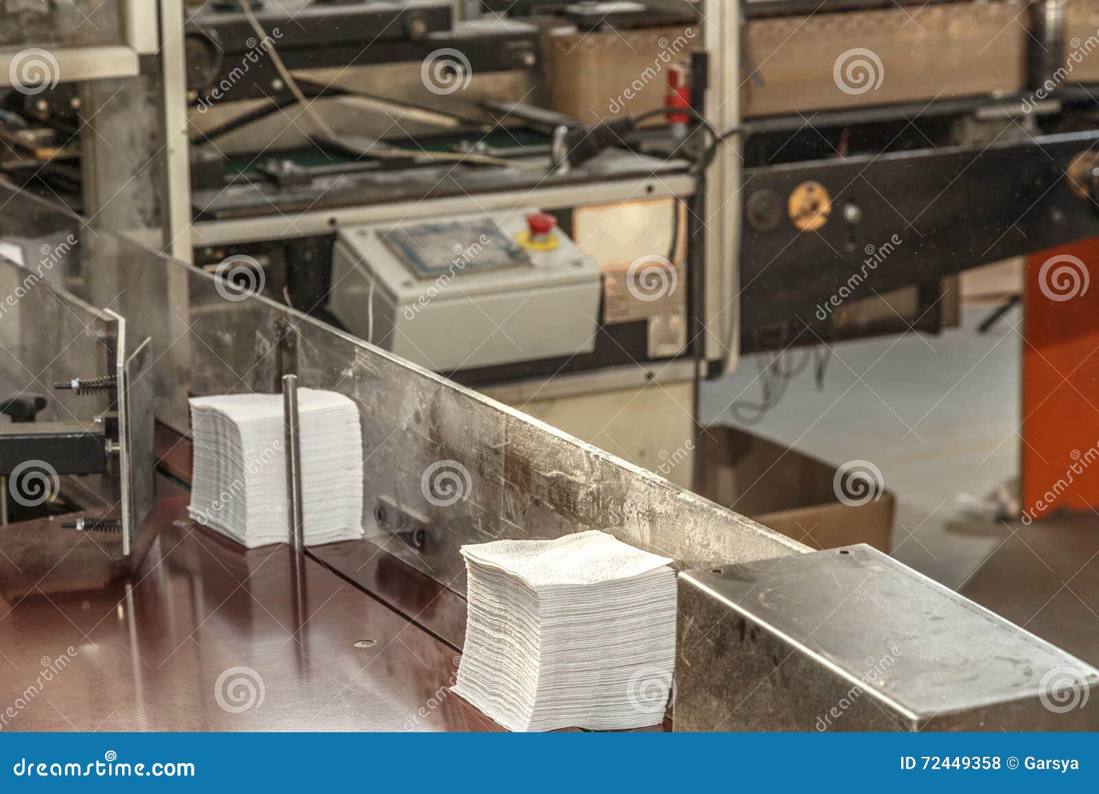 Process of Various Paper Products Manufacturing Stock Photo Image of