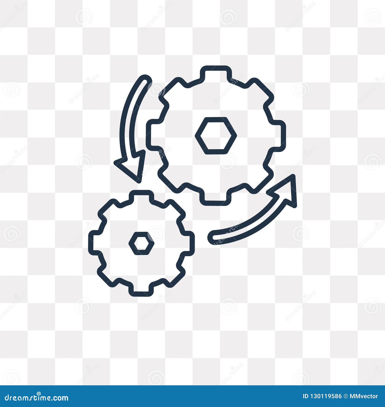 Process Vector Icon Isolated On Transparent Background Linear P Stock Vector Illustration Of Manage Strategy Process Vector Icon Isolated On Transparent Background Linear P Stock Vector Illustration Of Manage Strategy
