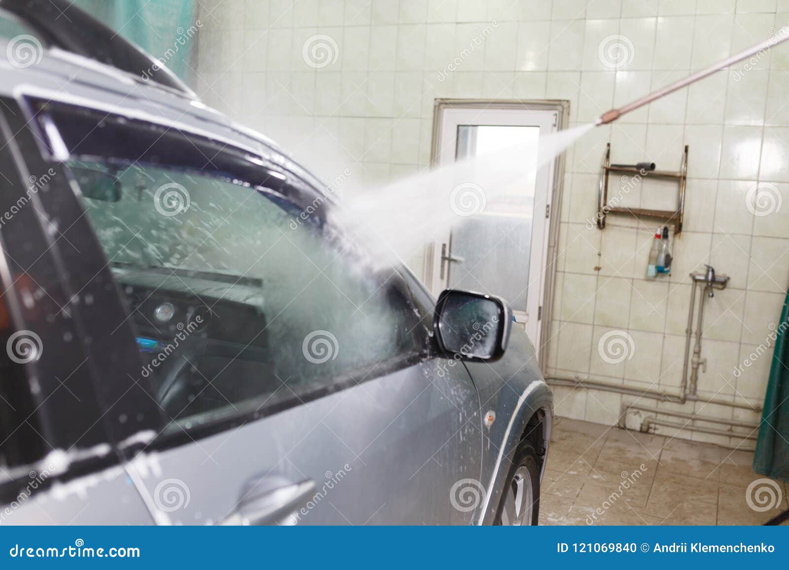 The Process of Washing a Car Stock Photo Image of automobile, cleaner