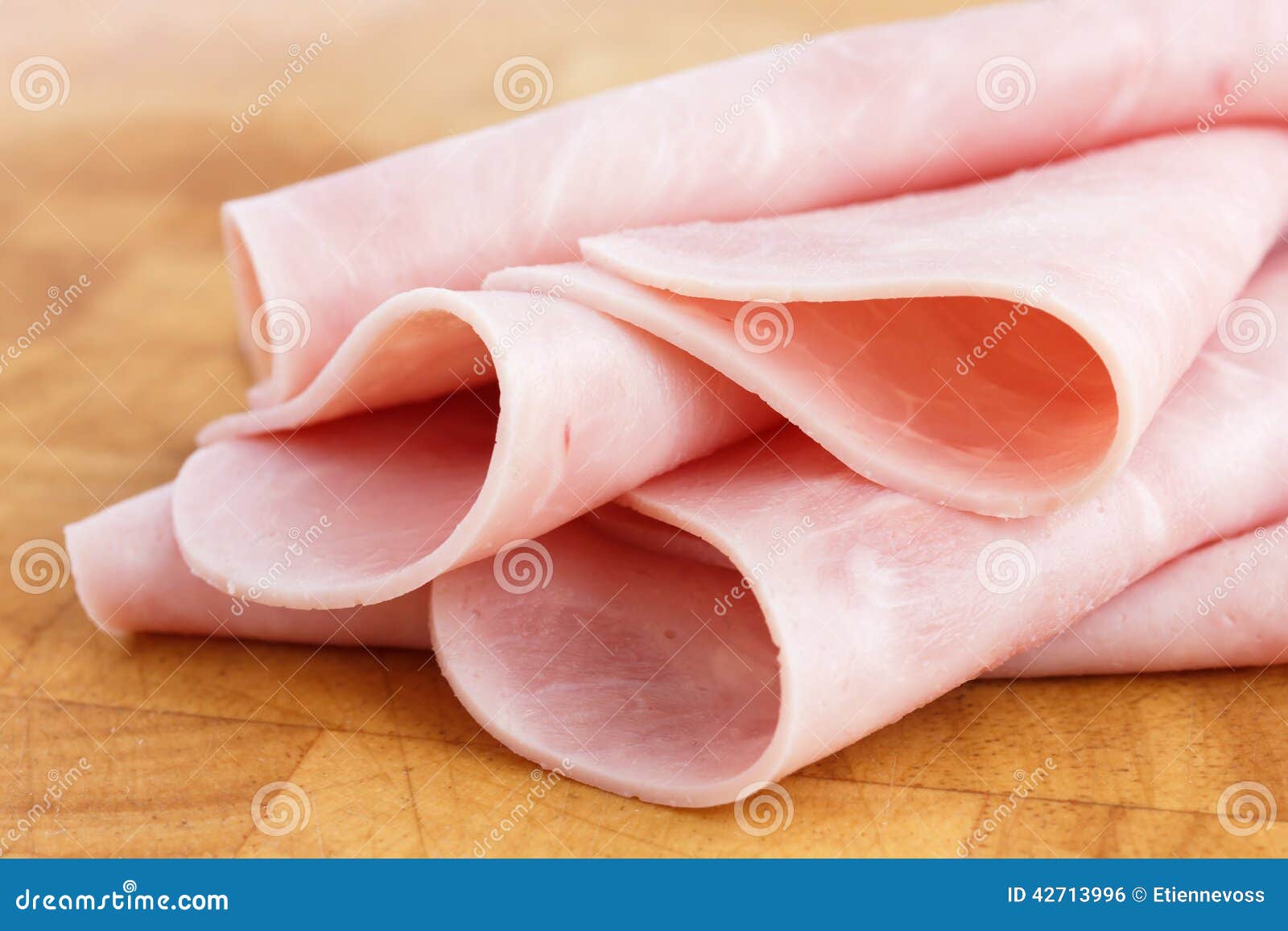 Processed Ham Randomly Arranged. Stock Photo Image of pork, meat 42713996