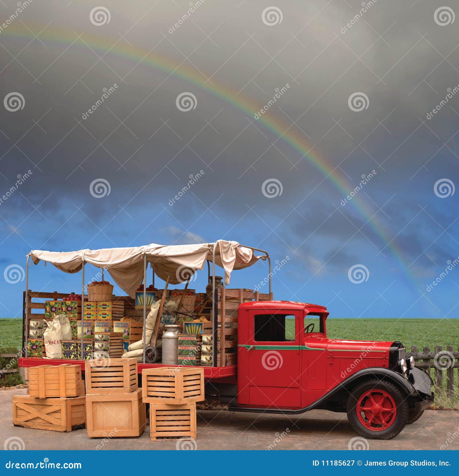 Produce Truck Royalty Free Stock Photography Image 11185627