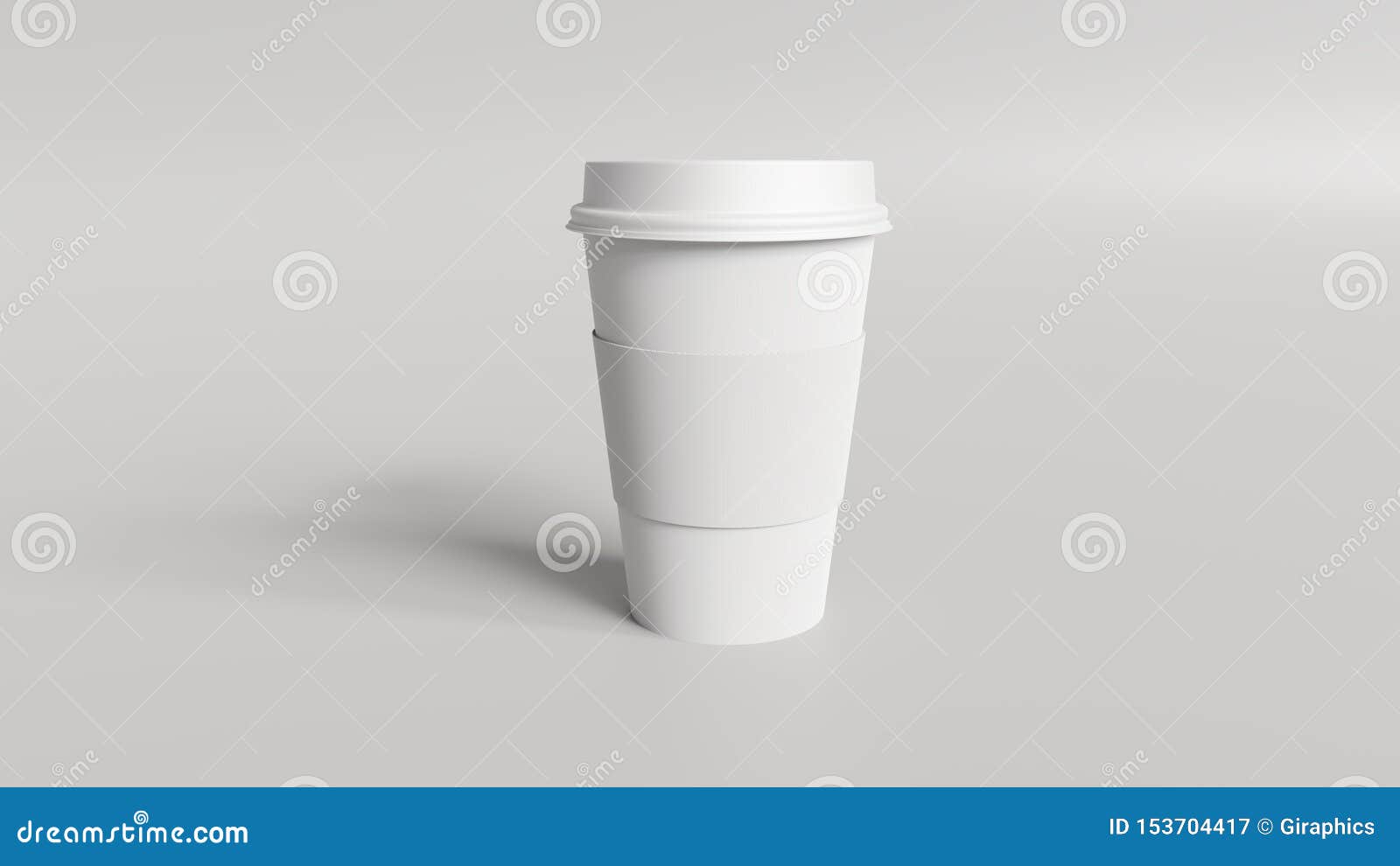 Download Coffee Cup Mockup 3d Render Stock Illustration - Illustration of mockup, shoot: 153704417