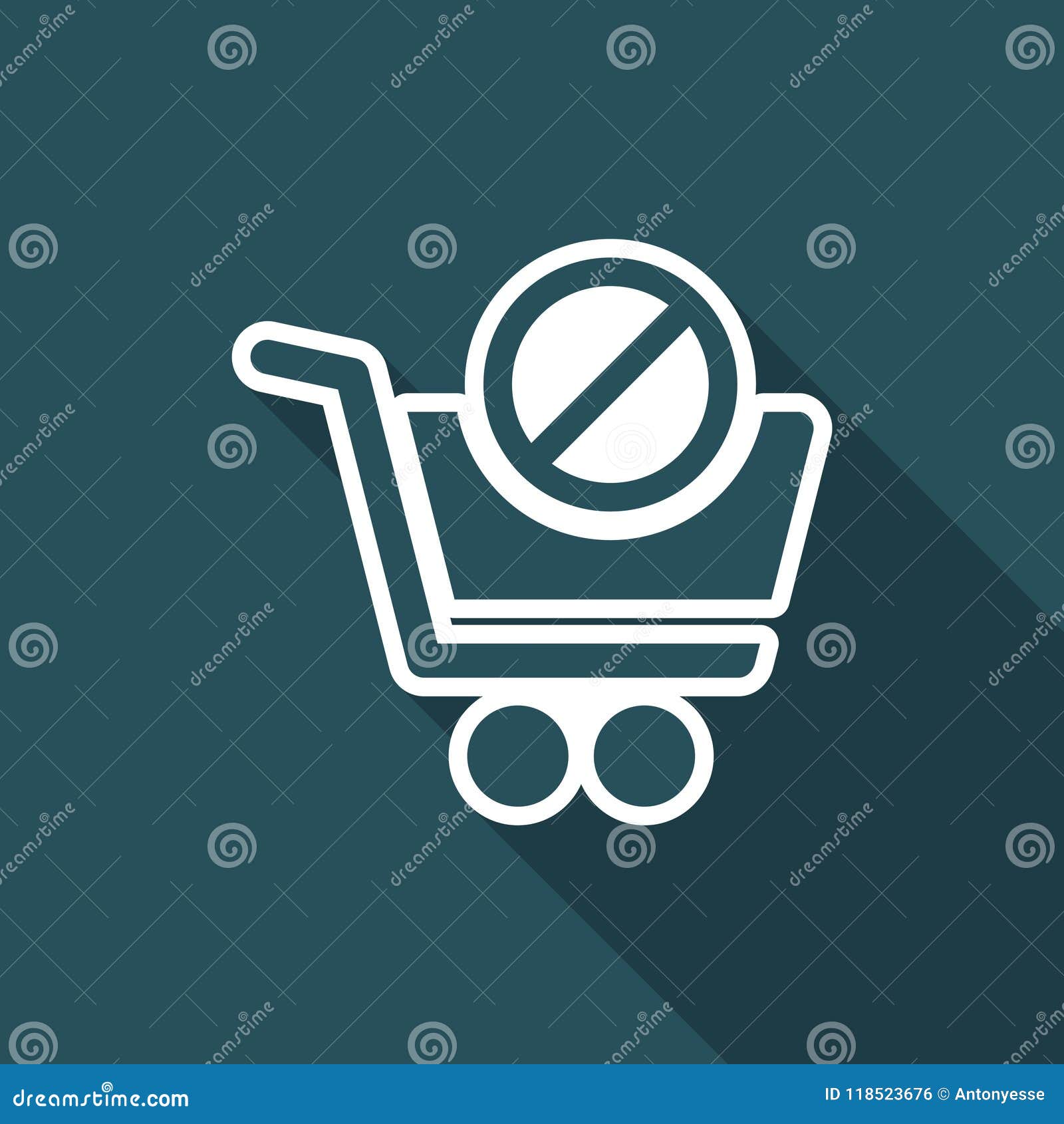 Product not available icon stock vector. Illustration of sale - 118523676