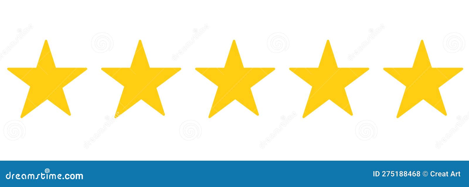 product rating fivestar banner