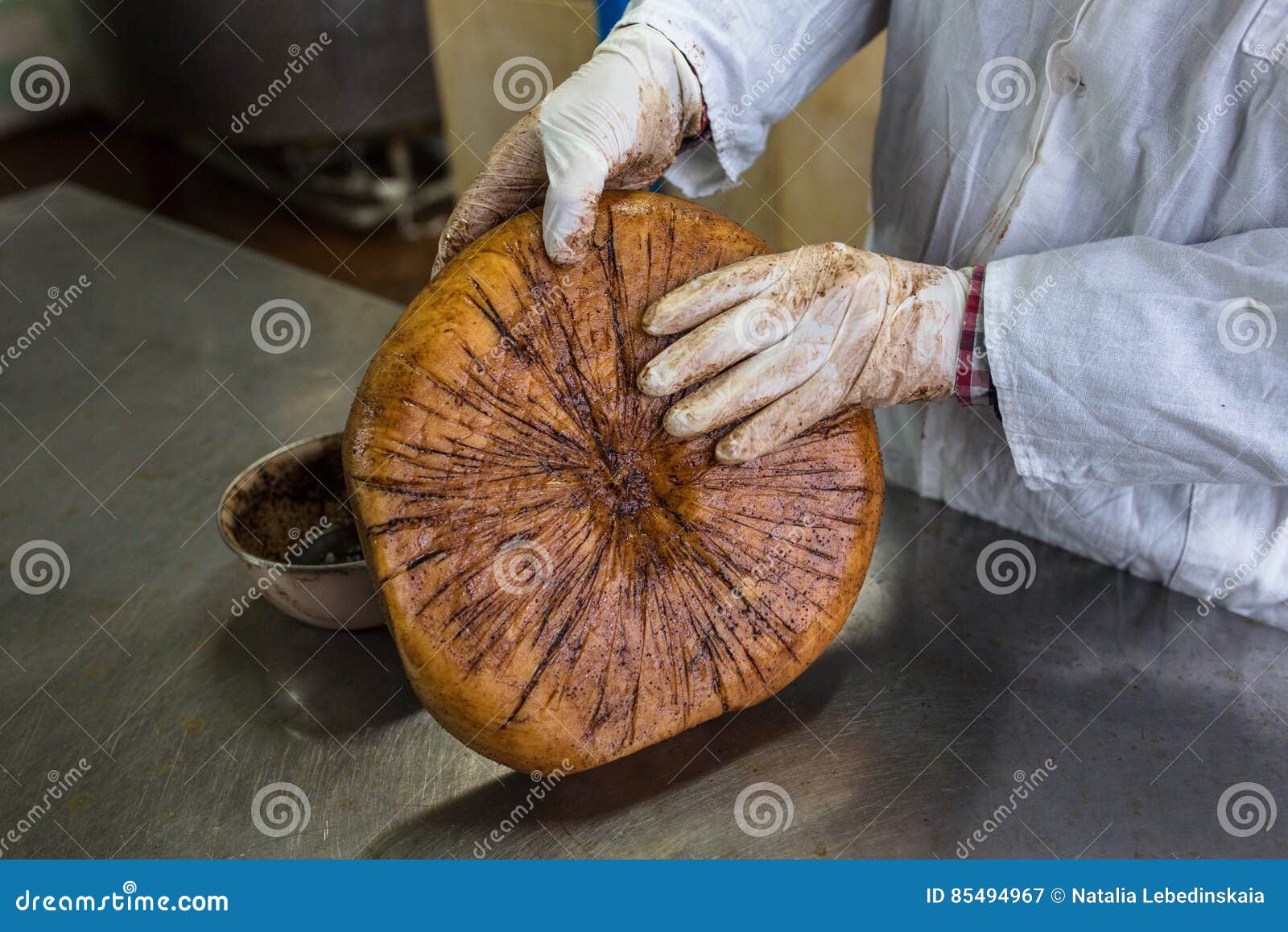 Monterey Jack Cheese Digital Art Illustration Isolated On White