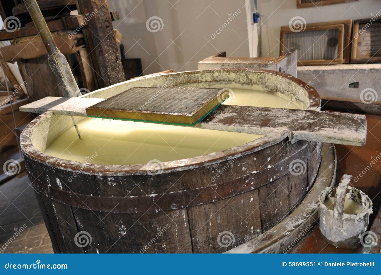 Production of Cotton Paper Handmade Stock Image Image of medieval, handmade 58699551