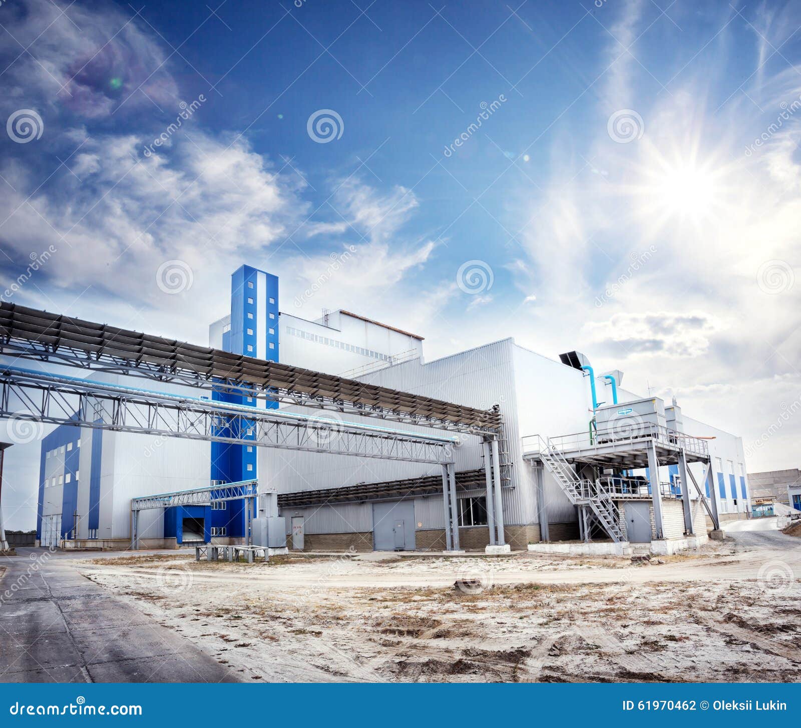 Production Facilities at the Plant Stock Photo Image of downtown