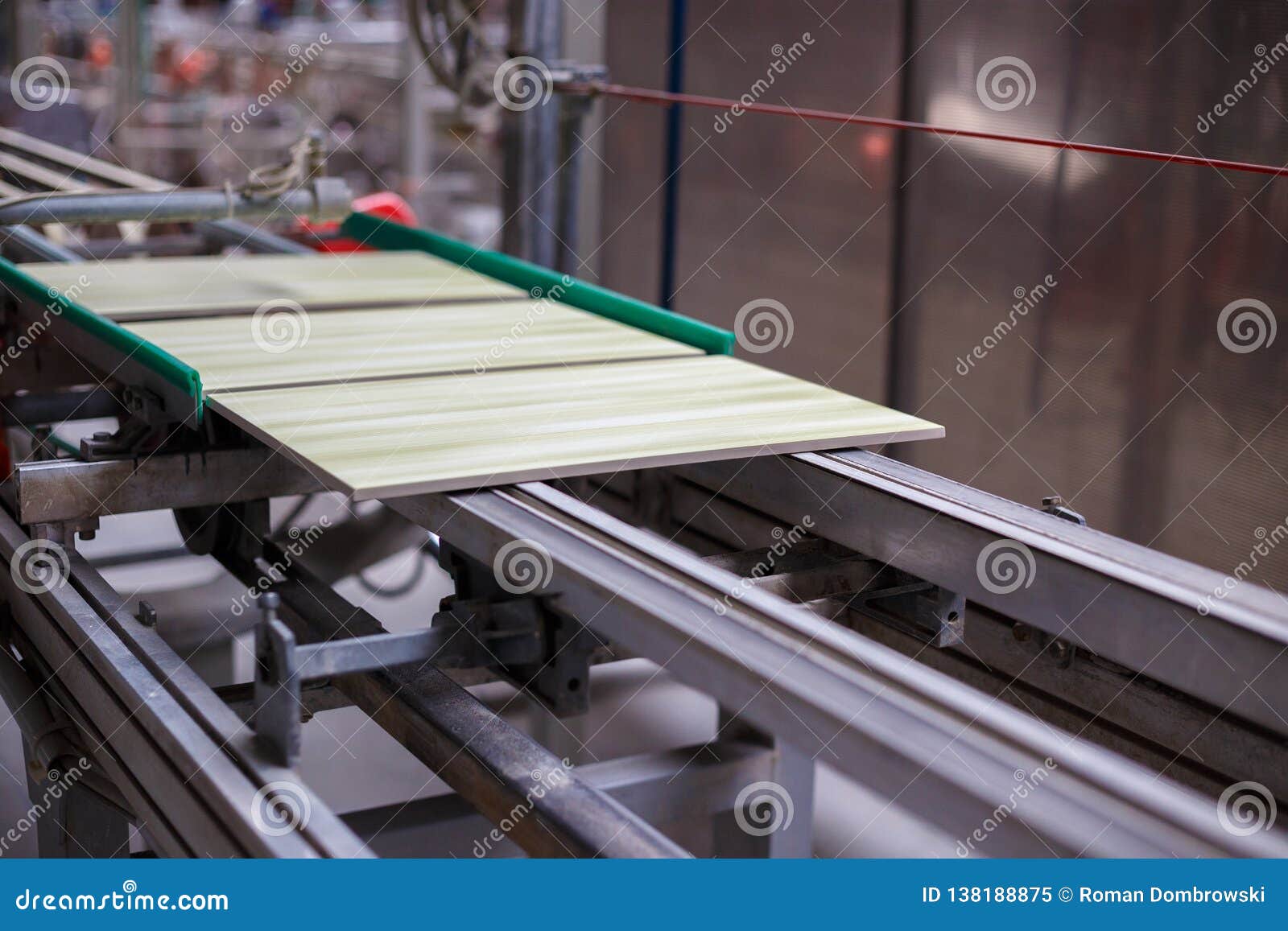 Production Line with Ceramic Tiles Stock Image Image of china, industrial 138188875