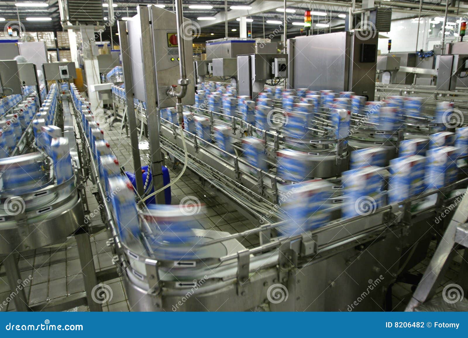 production line in factory