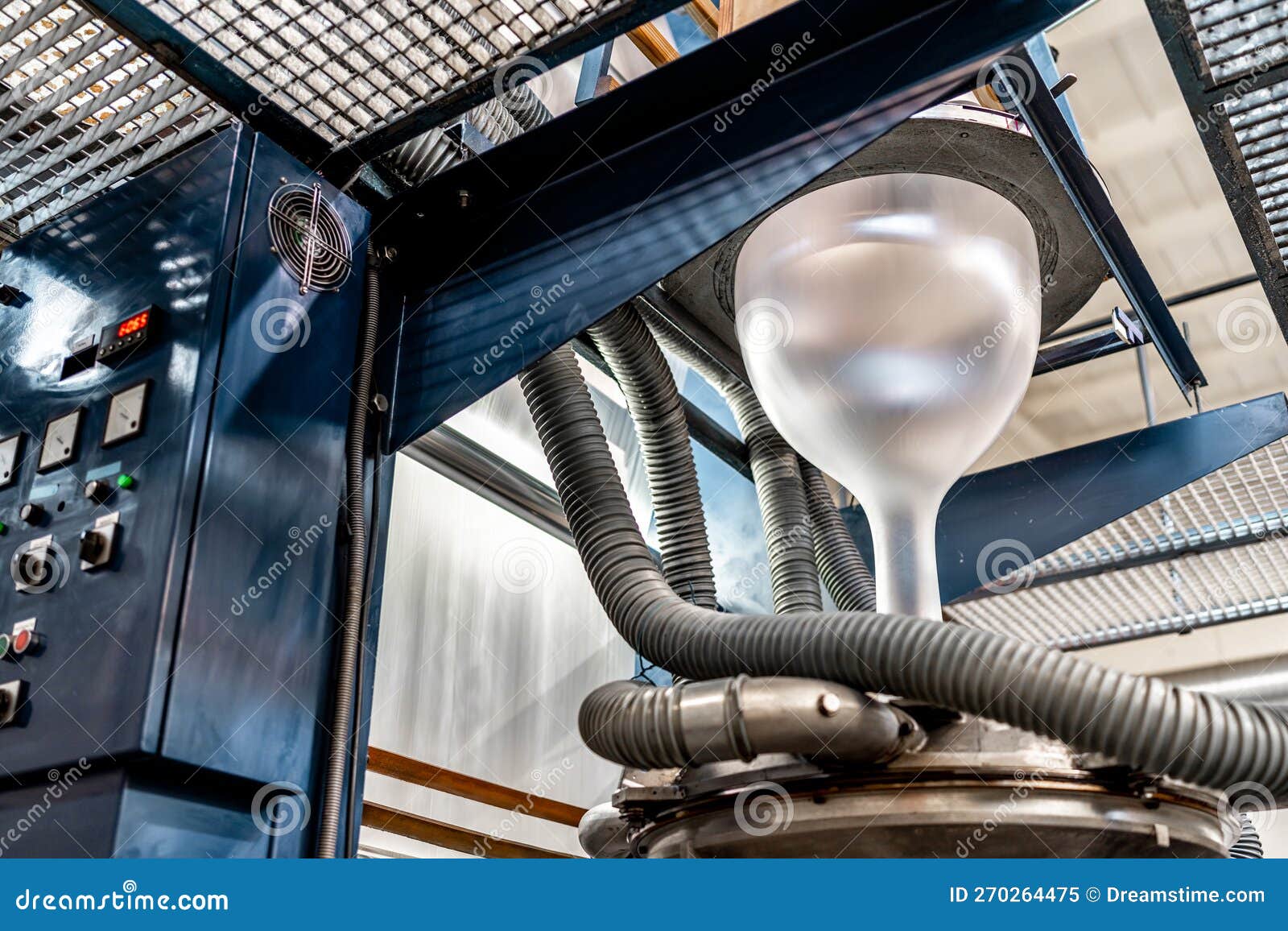 Production of Plastic Packaging in a Factory on an Automated Line Stock