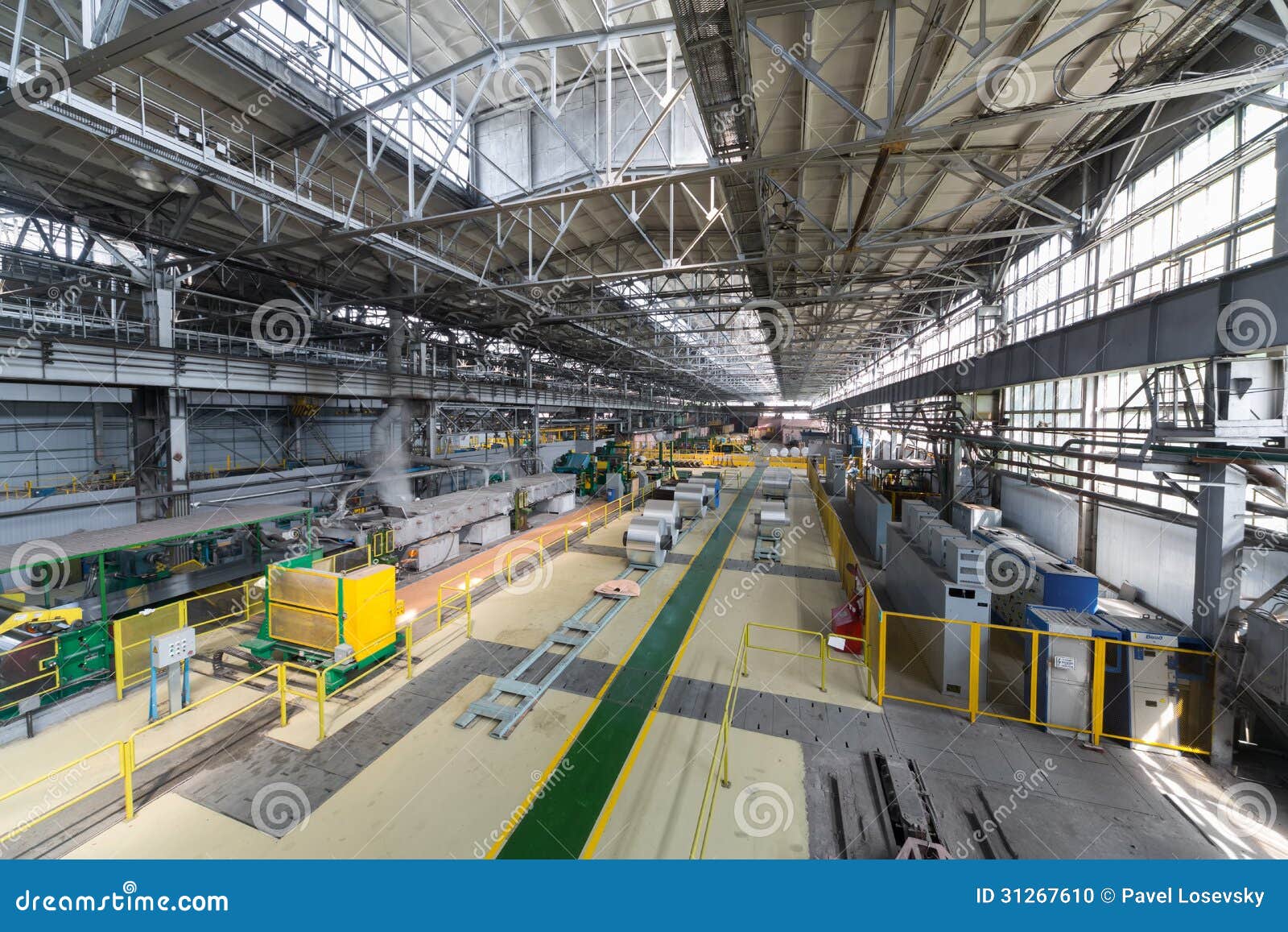 Production Shop with Special Equipment Stock Photo Image of