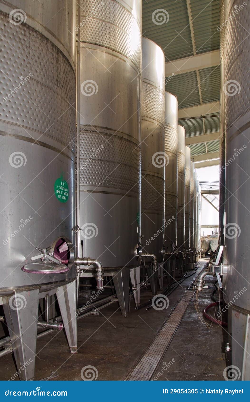 Production of wine stock image. Image of compartment 29054305