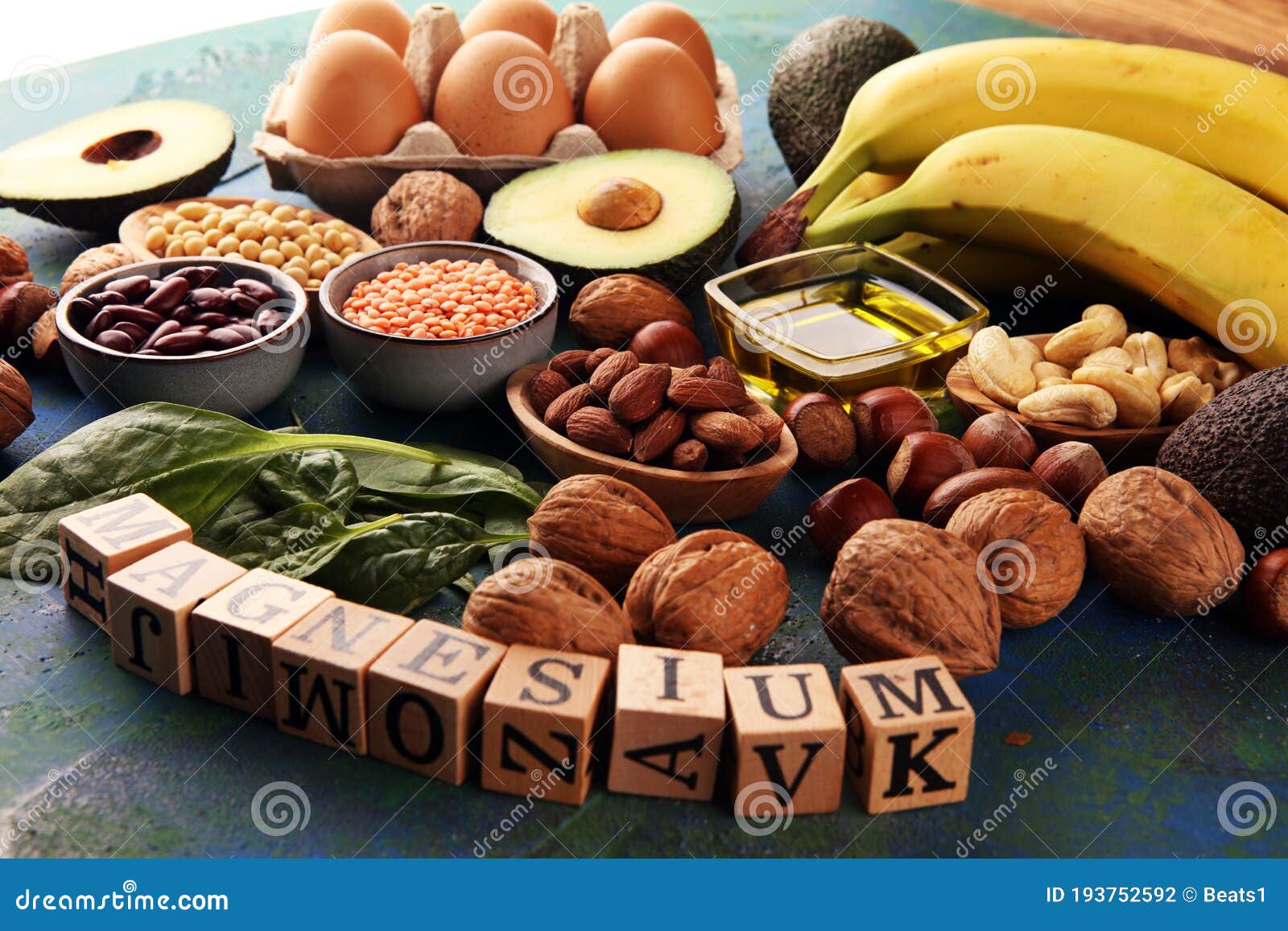 Products Containing Magnesium Bananas, Almonds, Avocado, Nuts and