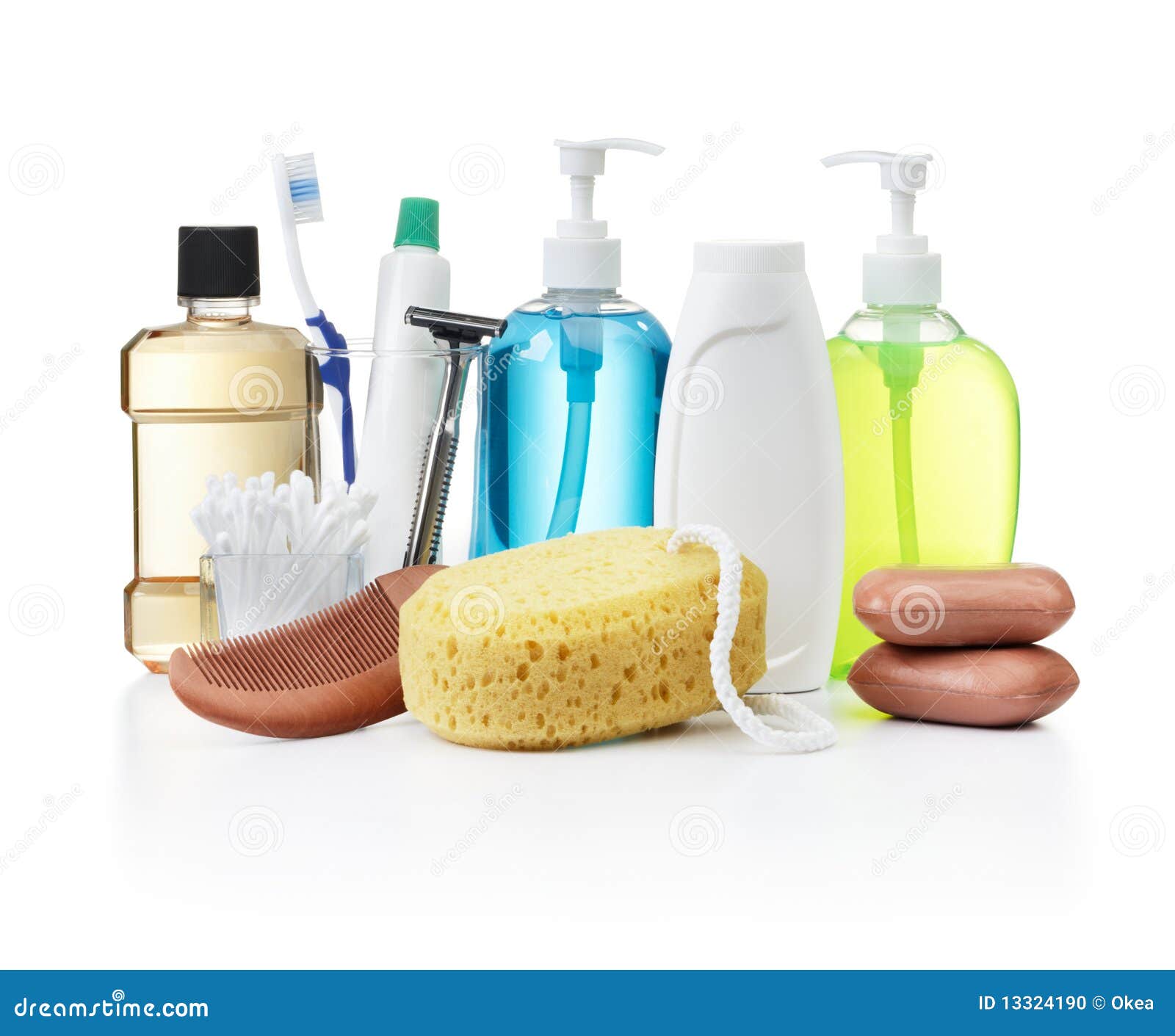 Produits D'hygiène Personnelle Photo stock Image du bouteille, talc