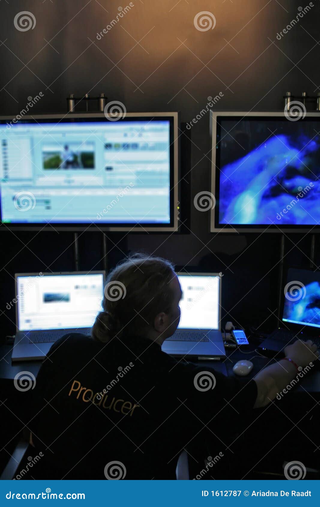 Produttore di film immagine stock. Immagine