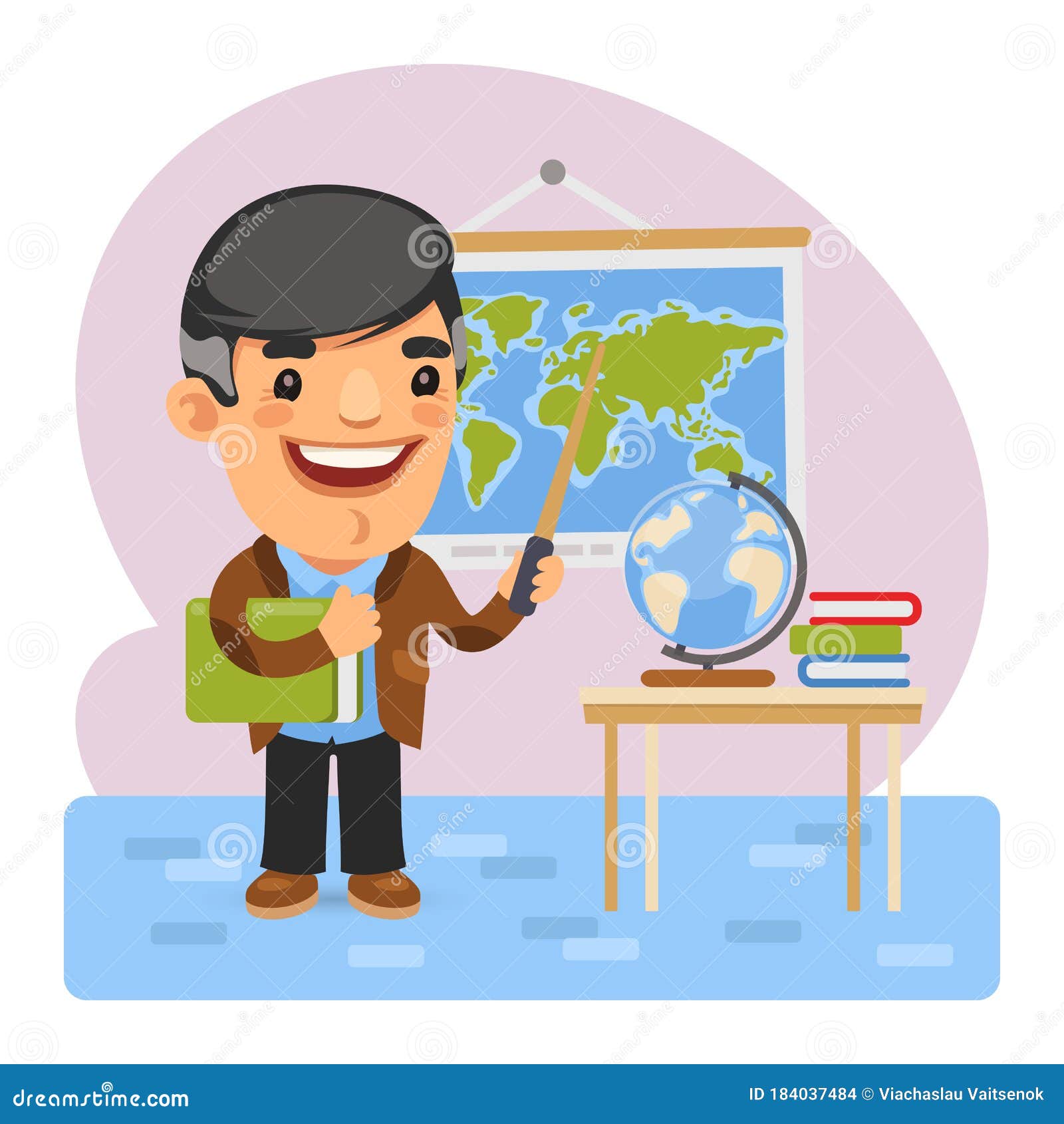 Profesor De Geografía De Dibujos Animados Ilustración del Vector - Ilustración de globo, aprendizaje: 184037484 Profesor De Geografía De Dibujos Animados Ilustración del Vector - Ilustración de globo, aprendizaje: 184037484