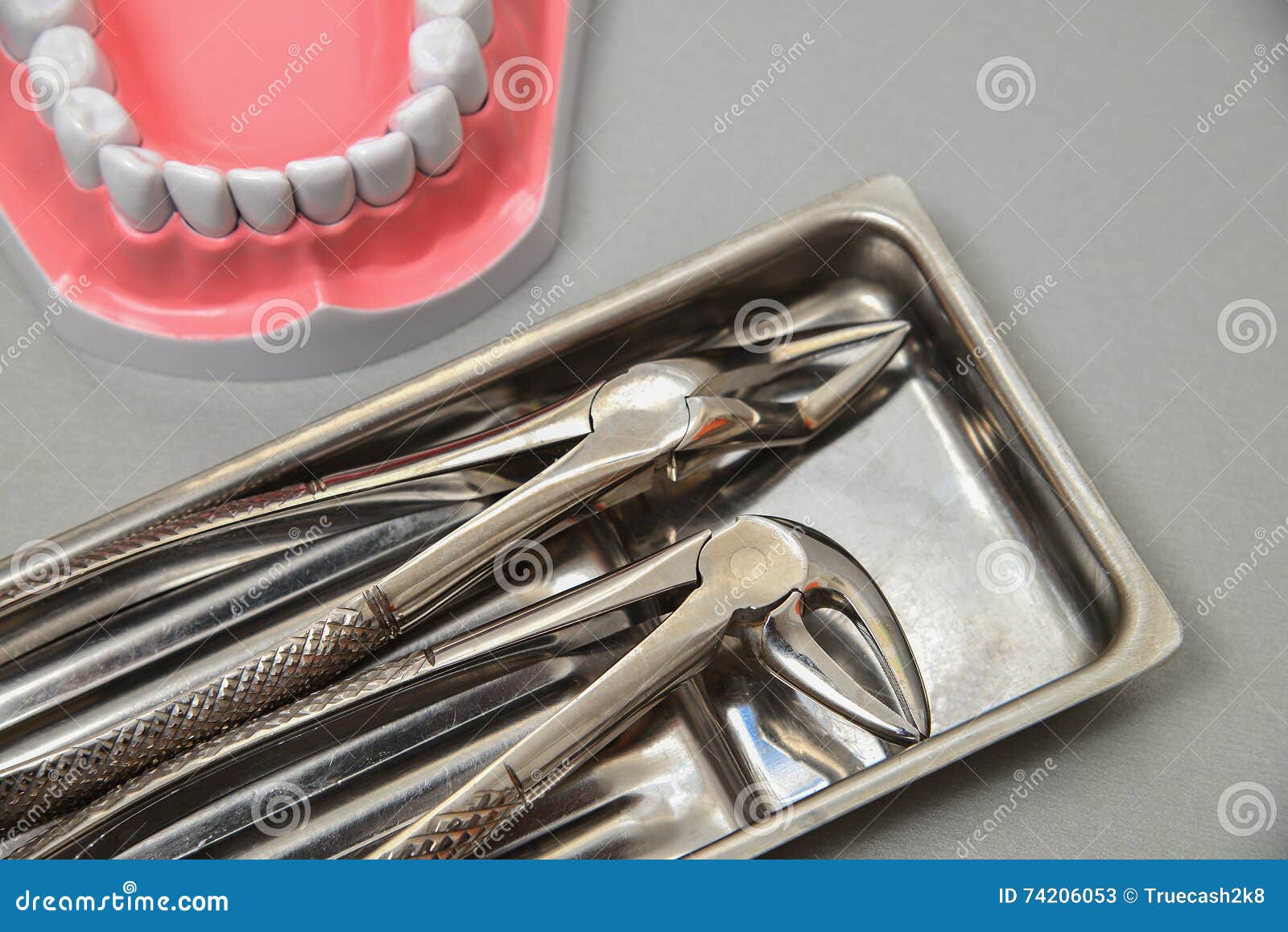 Professinal Dental Surgery Set Closeup Stock Image Image of macro, extraction 74206053