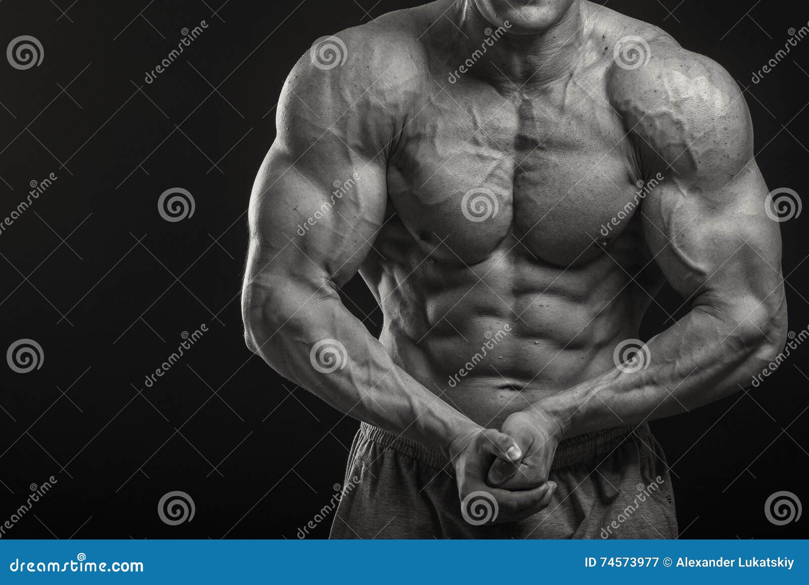 A Professional Athlete on a Dark Background Stock Image - Image of copy ...