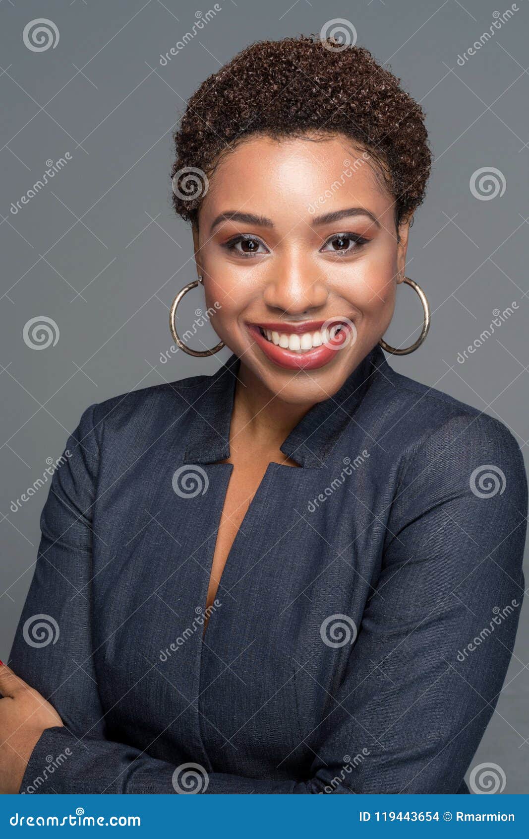 Professional Black Businesswoman Stock Photo - Image of happy