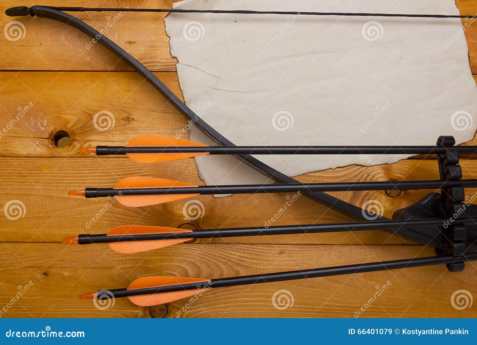 Professional Bow with a Set of Arrows Stock Image - Image of aiming ...