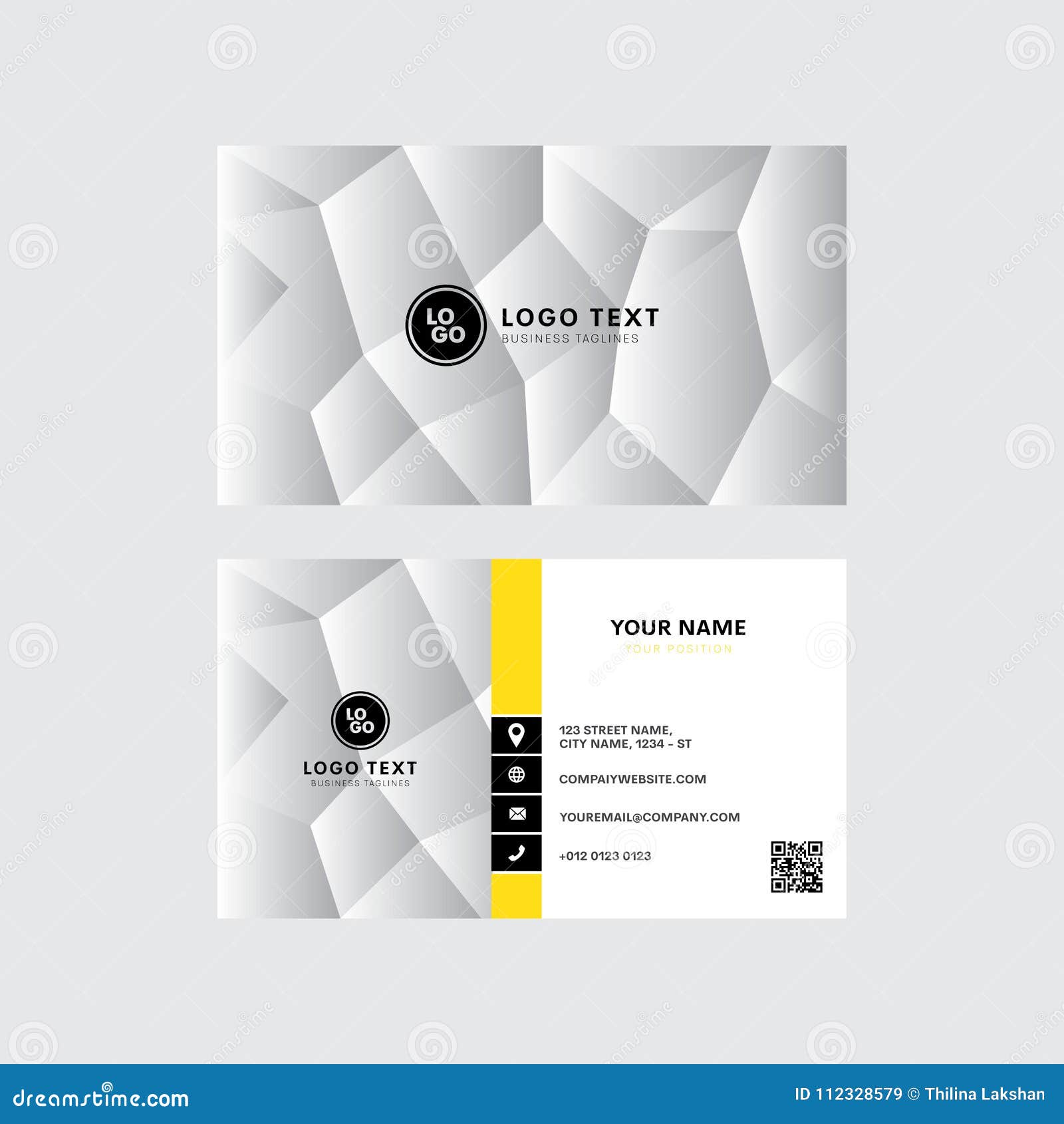 Professional Business Card Vector Design, Invitation Card Template Inside Professional Business Card Templates Free Download